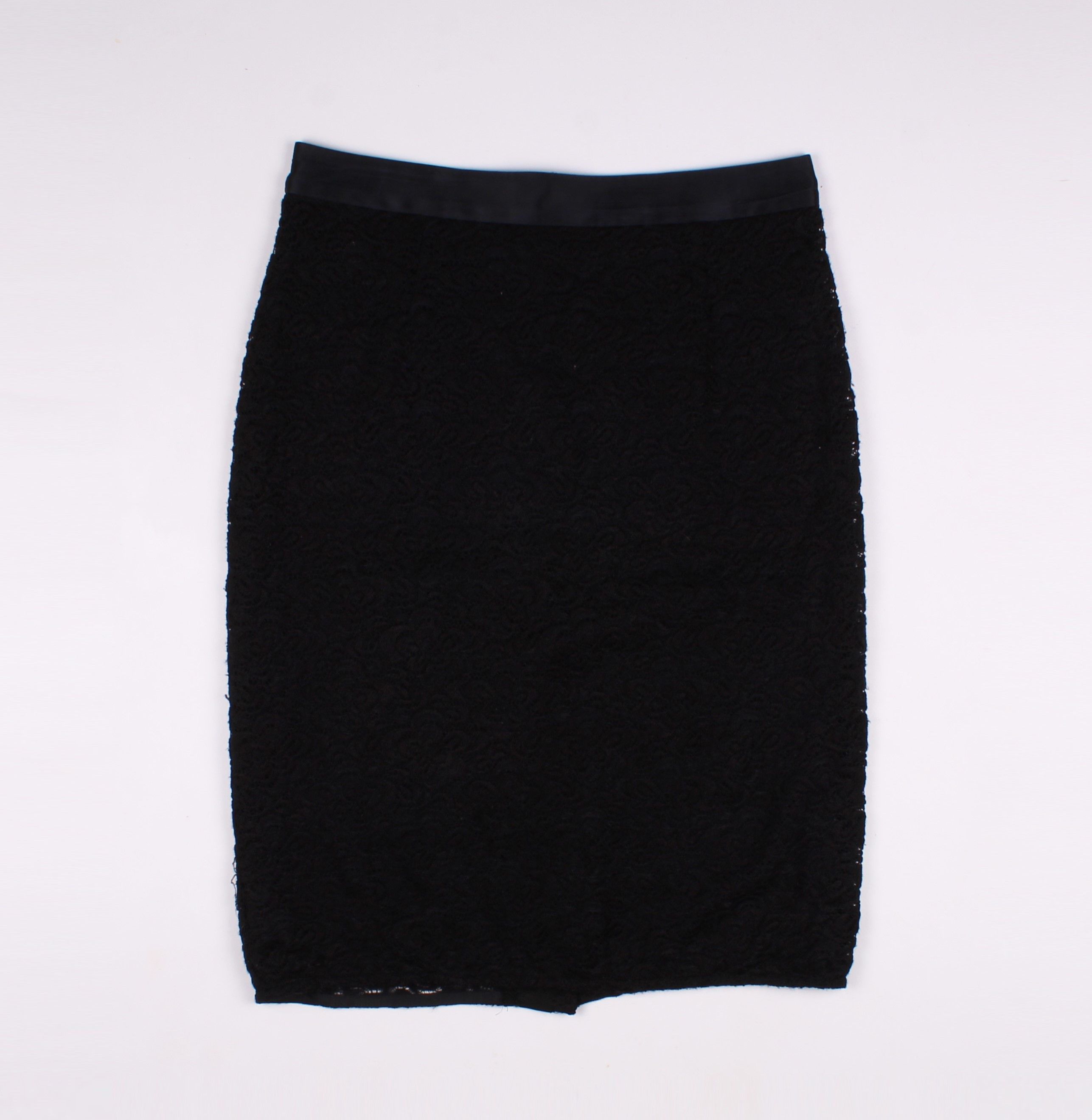 Dolce & Gabbana Dolce & Gabbana Guipure Black Pencil Skirt Size 30" / US 8 / IT 44 - 1 Thumbnail