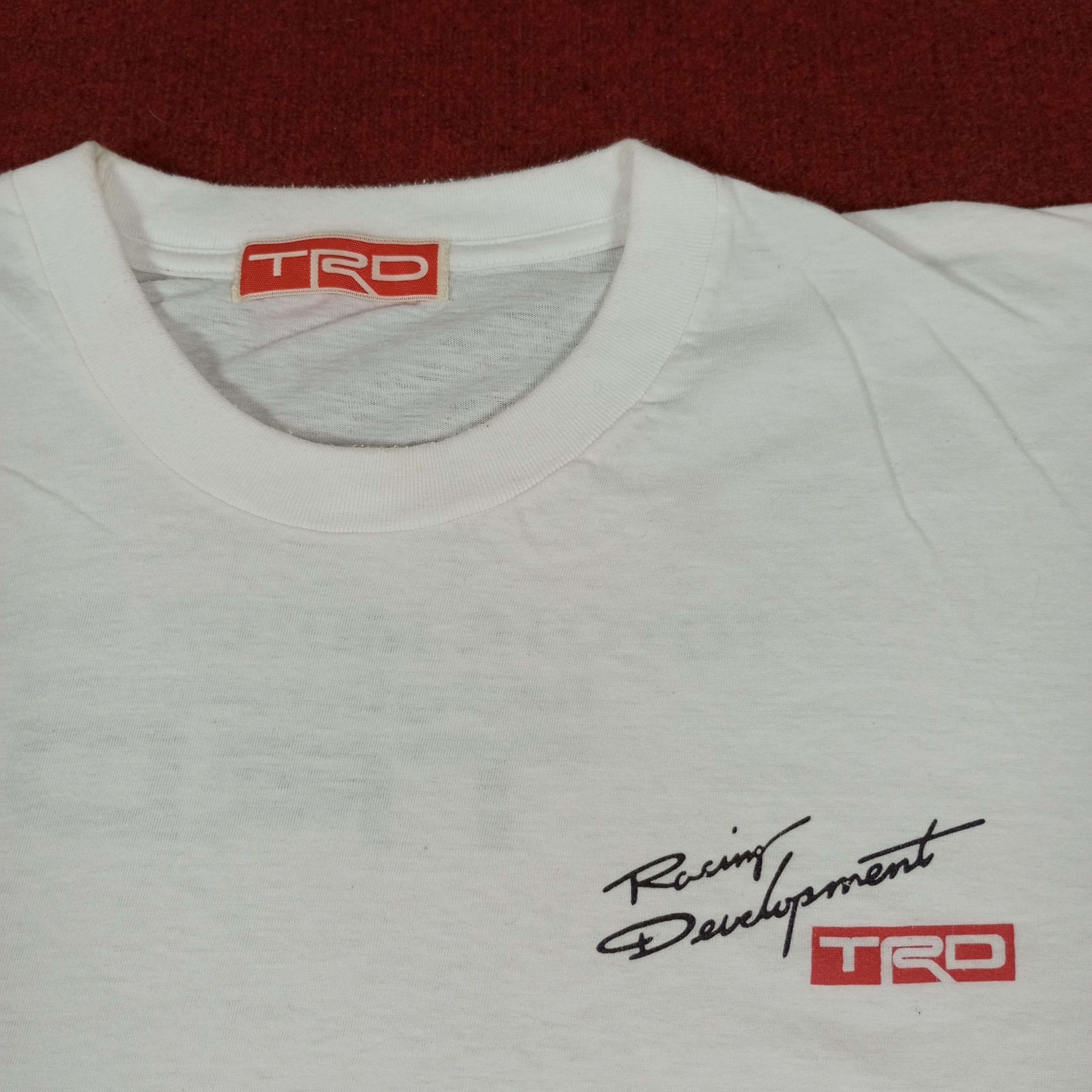 Japanese Brand × Vintage TRD Toyota Motorsports Racing Development Tshirt Size US M / EU 48-50 / 2 - 4 Thumbnail