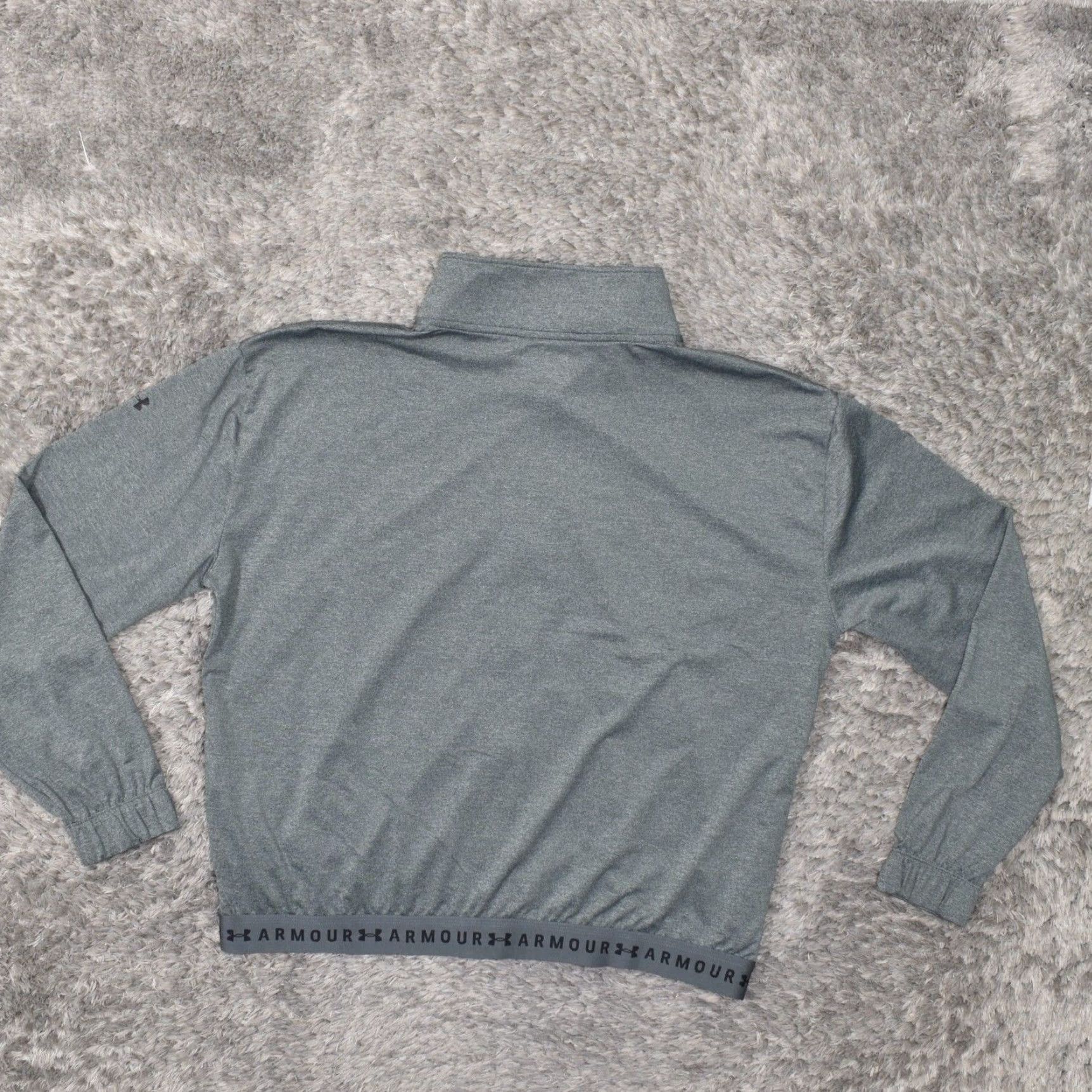 Under Armour Under Armour Basic Jacket Women L Gray Polyester Zip Jacket Size L / US 10 / IT 46 - 7 Thumbnail