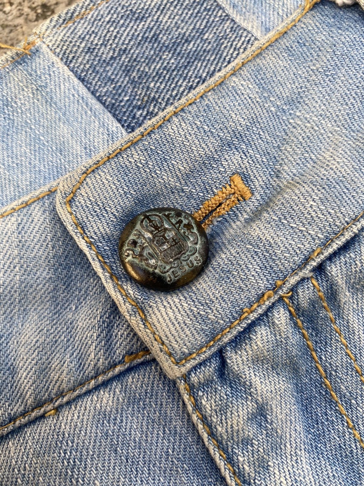 Hysteric Glamour × If Six Was Nine × Le Grande Bleu (L.G.B.) Sample Japanese Patchwork Jeans Kapital Style Size US 30 / EU 46 - 7 Thumbnail