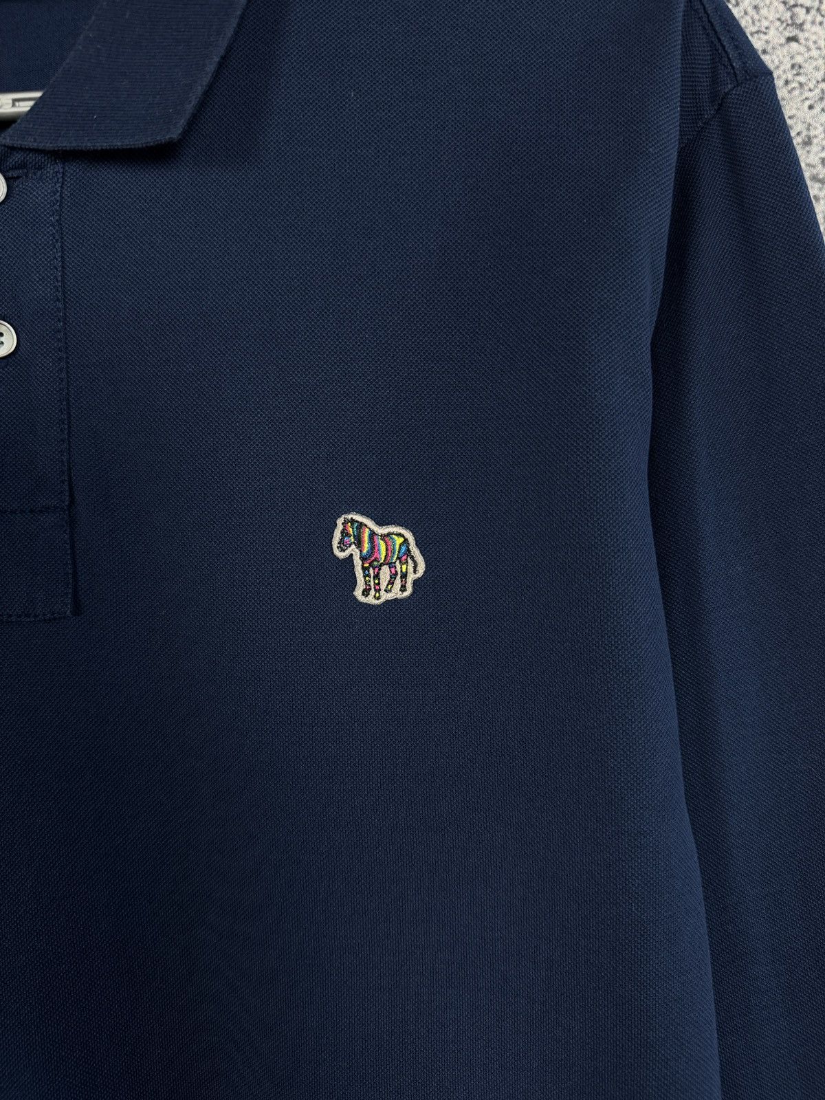 Paul Smith Men’s Paul Smith Long Sleeve Polo Shirt Cotton Casual Size M Size US M / EU 48-50 / 2 - 6 Thumbnail