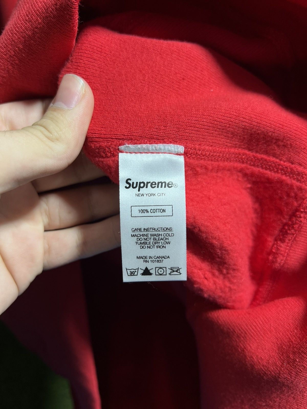 Kaws × Supreme Supreme x Kaws Red Hoodie Size US XL / EU 56 / 4 - 5 Thumbnail