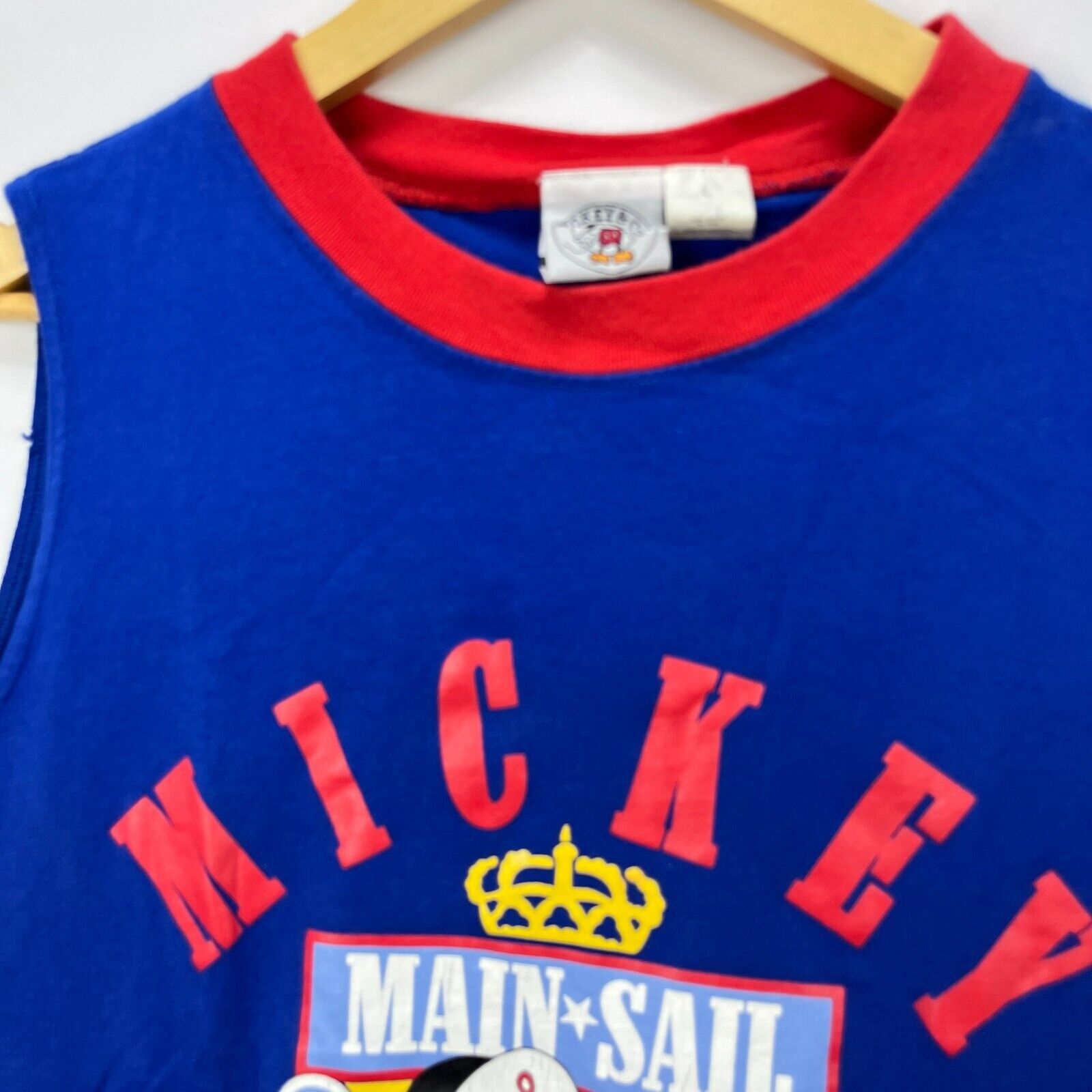 Disney × Vintage Vintage 90s Disney Mickey Mouse Tanktop Shirt Women's Large Size L / US 10 / IT 46 - 3 Thumbnail