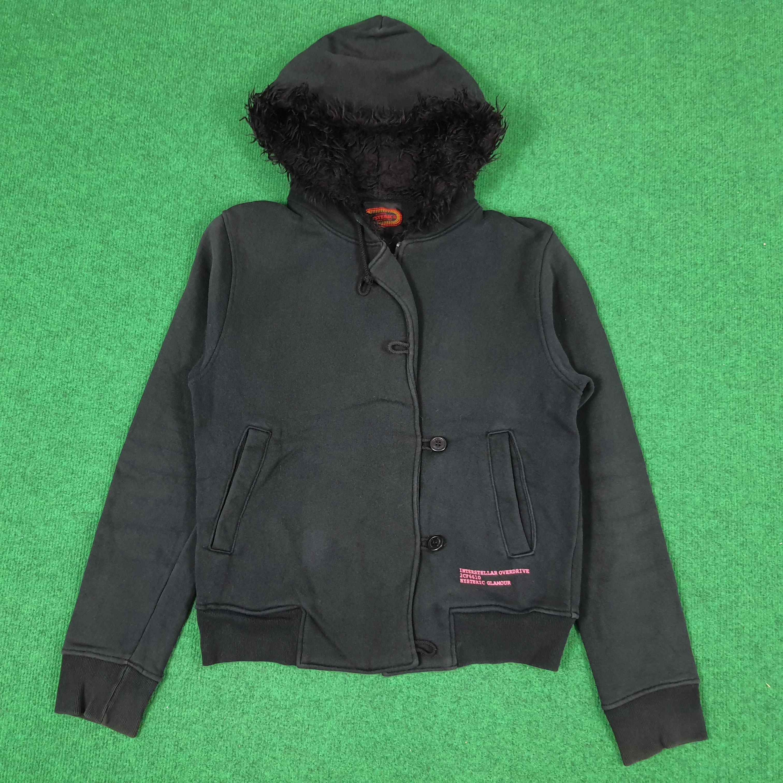 Hysteric Glamour × Japanese Brand × Vintage Vintage Hysteric Glamour Custom Logo With Fleece Hoodie Size XS / US 0-2 / IT 36-38 - 3 Thumbnail