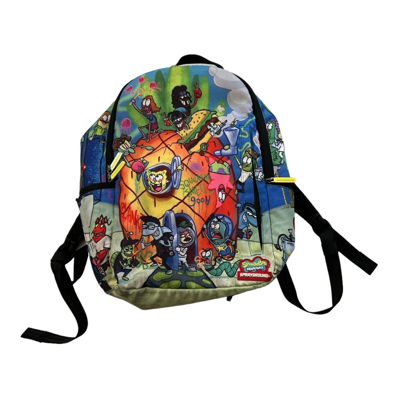 NWT, sprayground Spongebob Backpack high quality