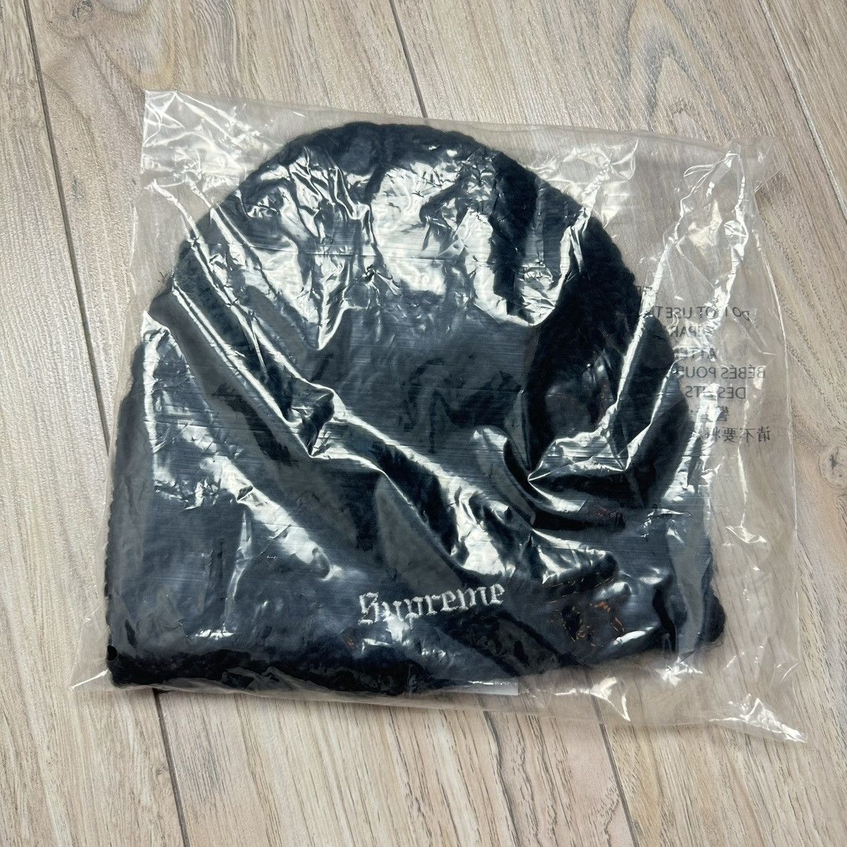 Supreme Supreme Block Knit Beanie Black SS25 Handknit Deadstock DS Size ONE SIZE - 3 Thumbnail