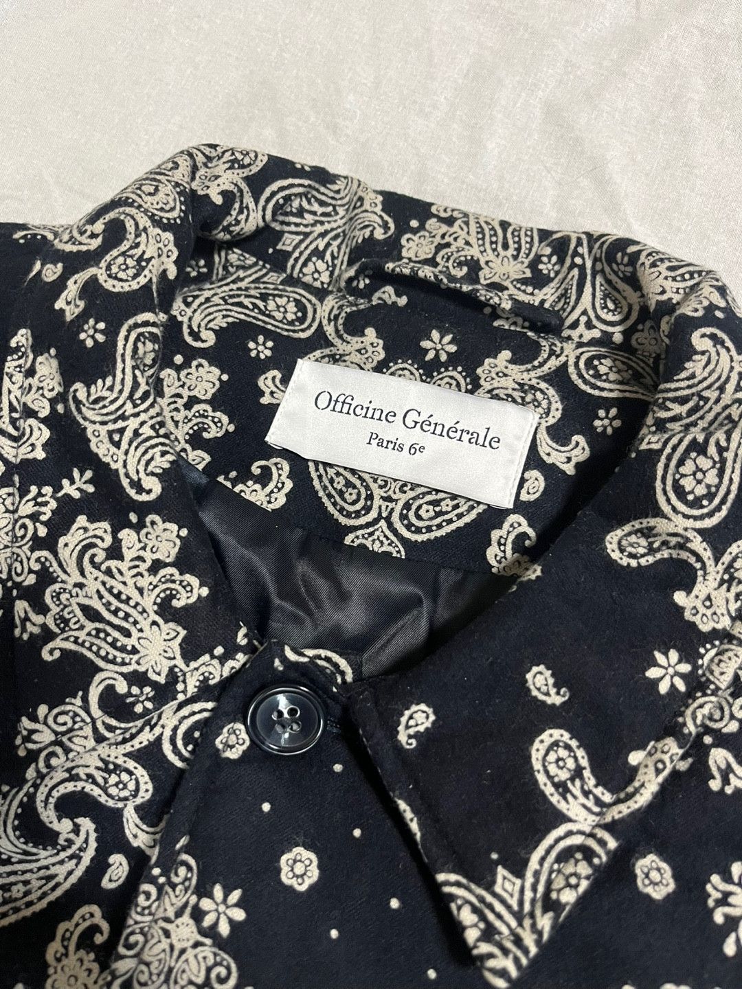 Officine Generale paisley bandana shirt jacket Size US L / EU 52-54 / 3 - 2 Thumbnail