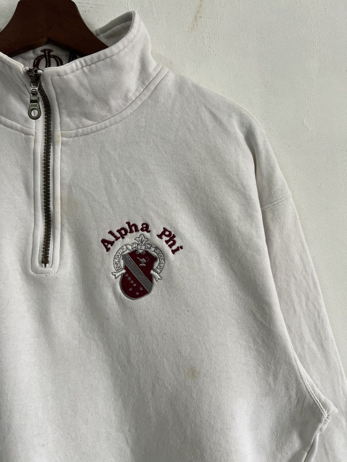 Japanese Brand Alpha Phi Sport-Tek Sweatshirt Size US M / EU 48-50 / 2 - 6 Thumbnail