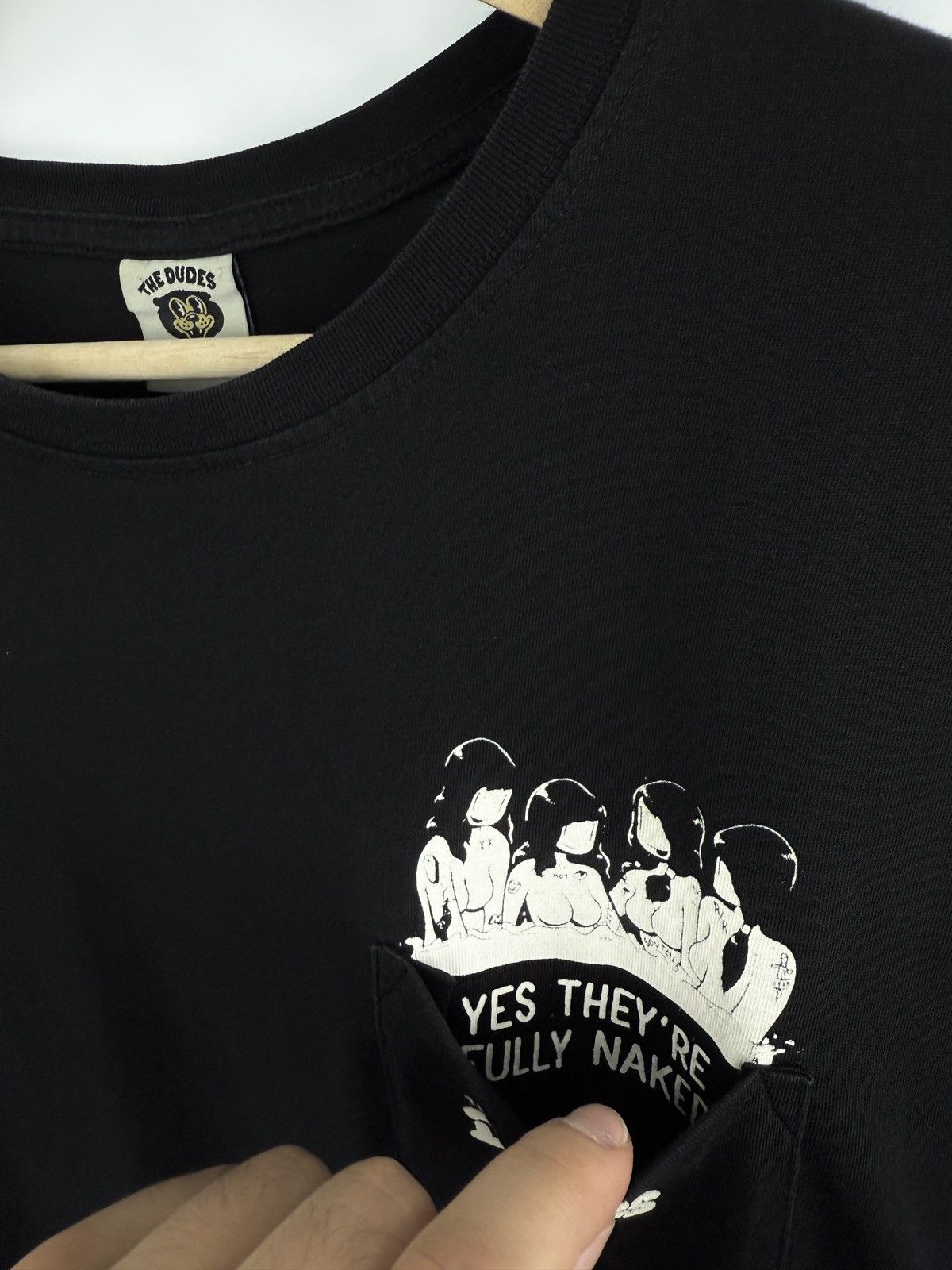 Designer Y2K The Dudes Yes They're Fully Naked Sexy Girl T-Shirt Rare Size US M / EU 48-50 / 2 - 9 Thumbnail