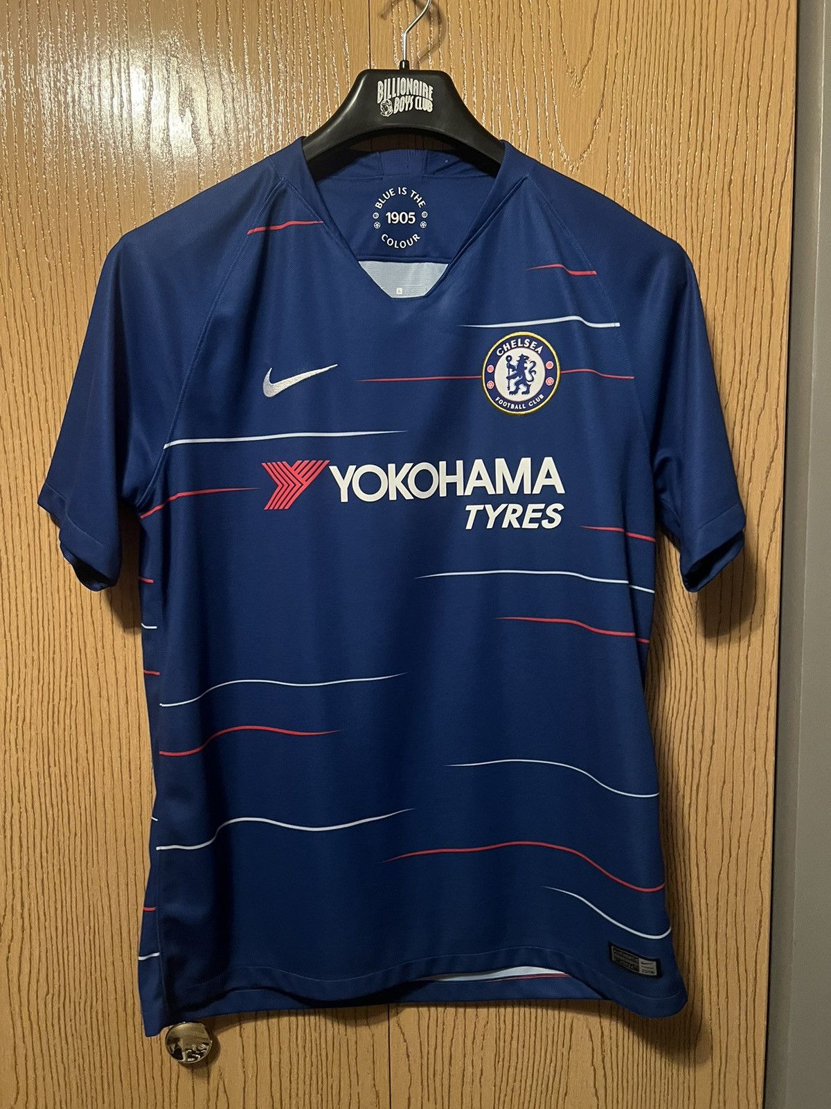 Nike Nike Chelsea 2018 Authentic Blue Jersey Sz L Size US L / EU 52-54 / 3 - 1 Thumbnail