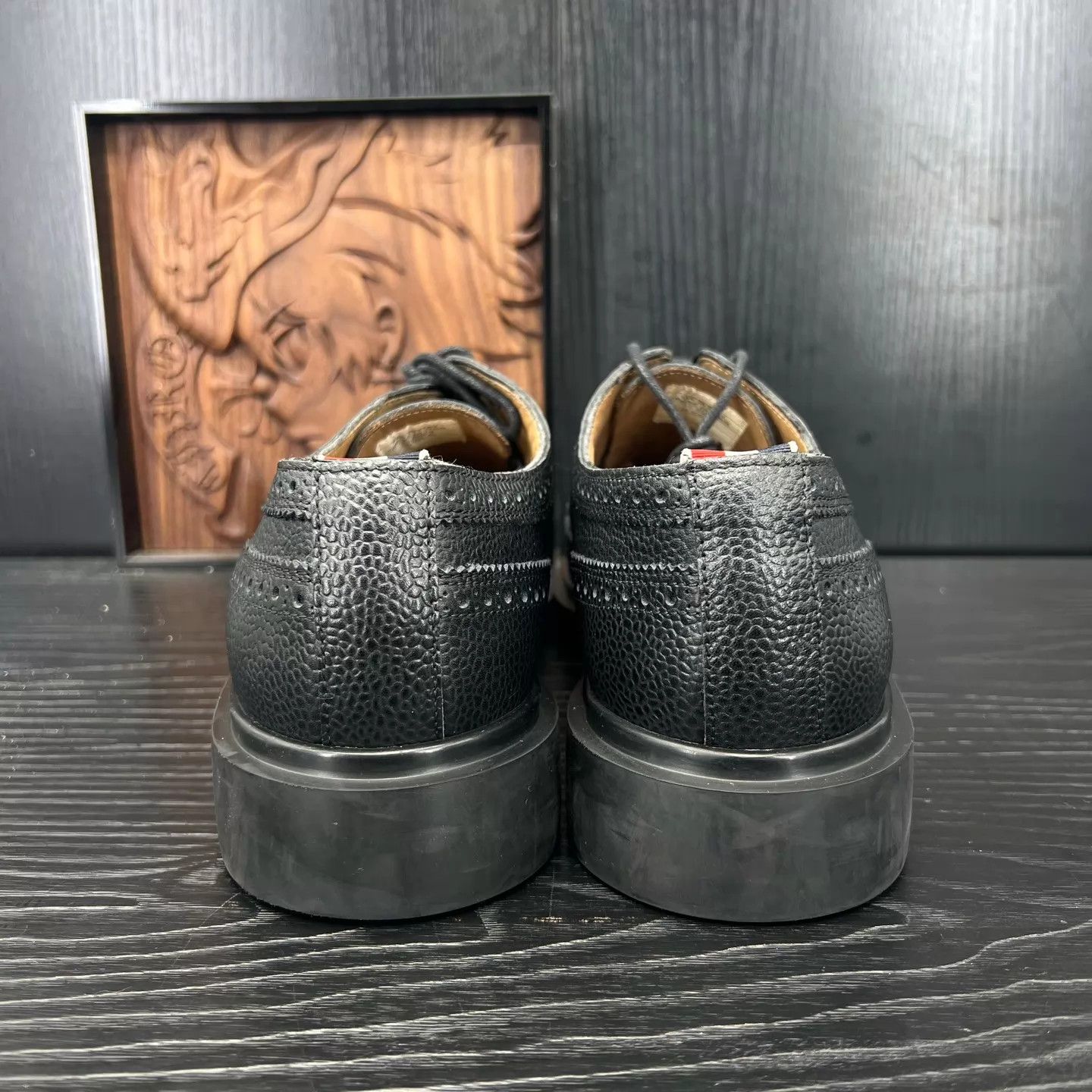 Thom Browne TB Carved Black Dress Shoes 42 with Box Like New Size US 9 / EU 42 - 5 Thumbnail