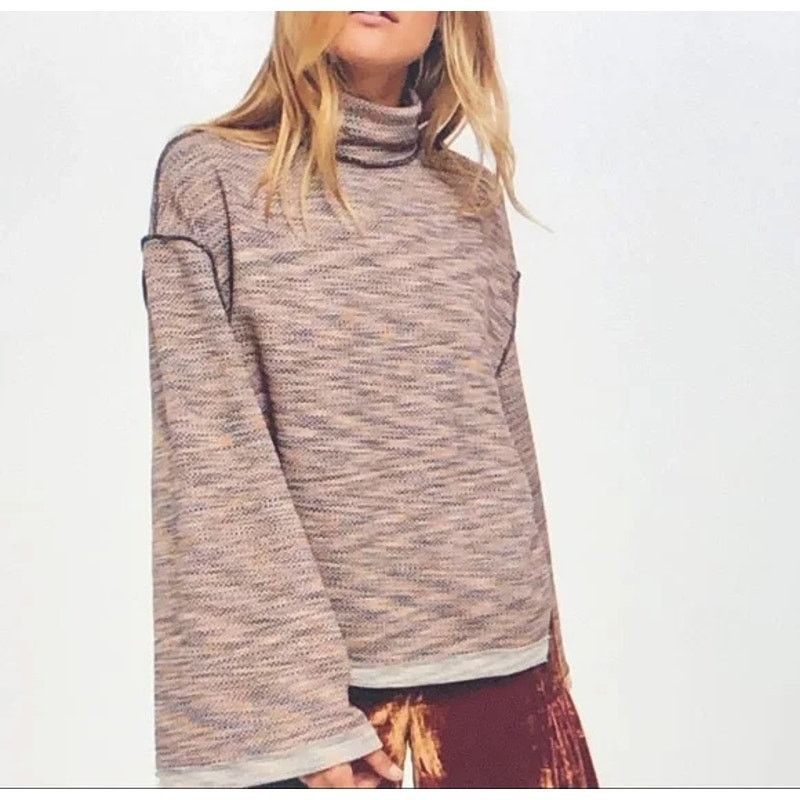 Free People Free People Sunny Days Turtleneck Sweater Size S Oversized Size S / US 4 / IT 40 - 9 Thumbnail