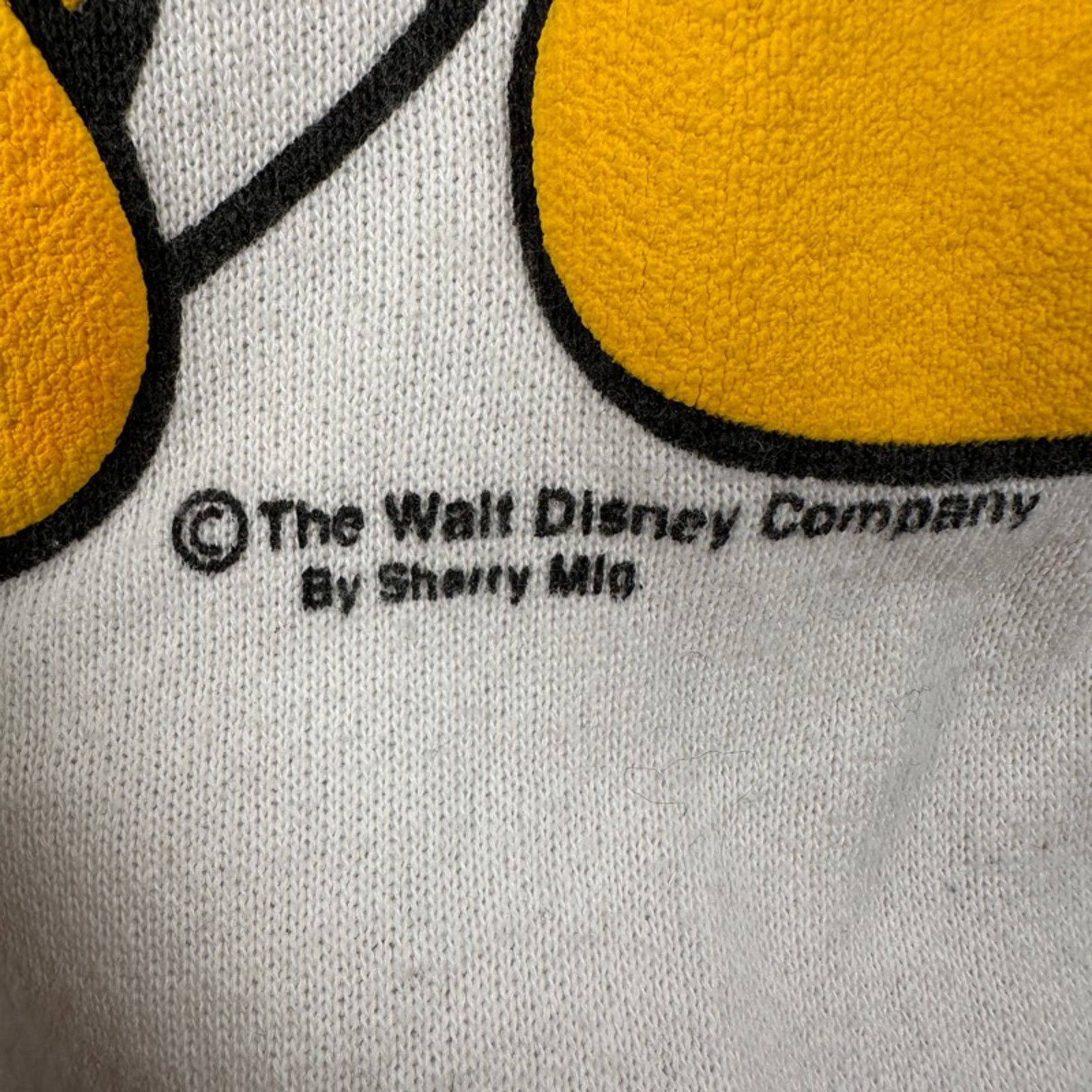 Tultex Vintage Disney Mickey Mouse Sweatshirt L White USA Florida Size US L / EU 52-54 / 3 - 4 Thumbnail