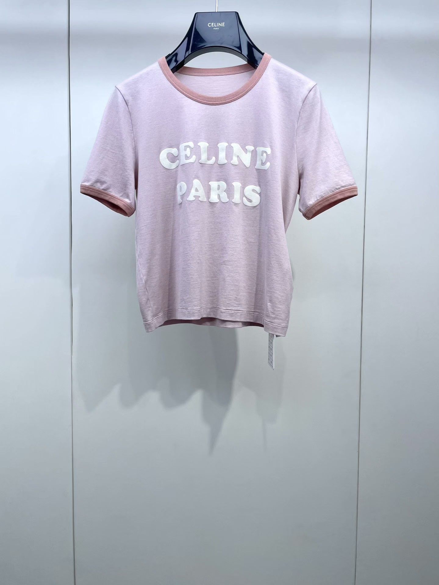 Celine Celine 2025 Pink Short-Sleeve Top Size XS / US 0-2 / IT 36-38 - 1 Thumbnail