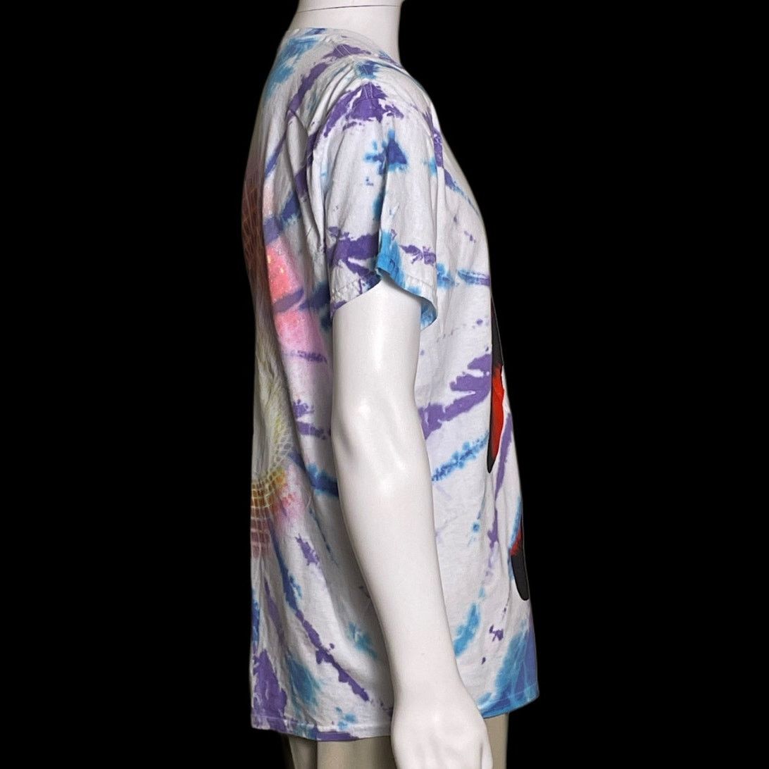 Travis Scott 2021 Travis Scott Astroworld Utopia Man On Fire Tie Dye Tee Size US M / EU 48-50 / 2 - 4 Thumbnail