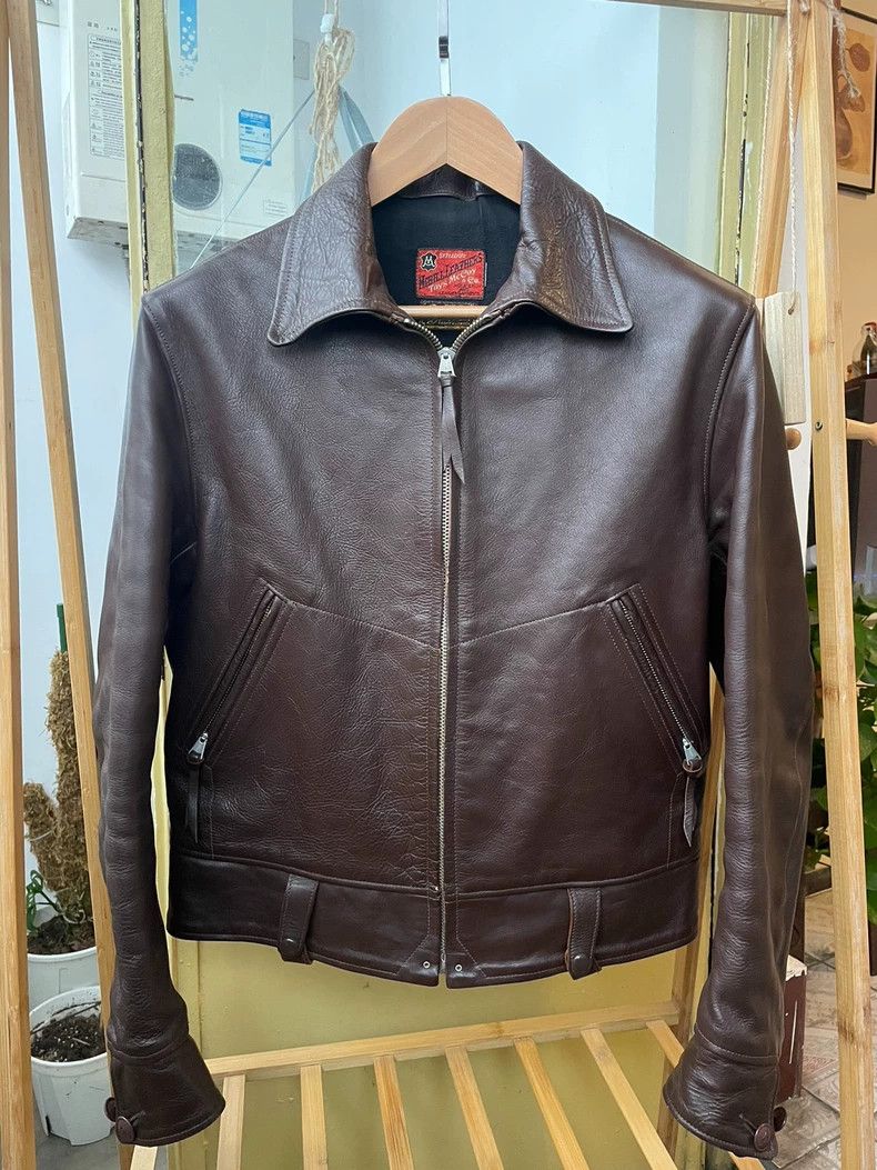 The Real McCoy's The Real McCoy's 1930s Police Rider Horsehide Leather Jacke Size US M / EU 48-50 / 2 - 1 Thumbnail