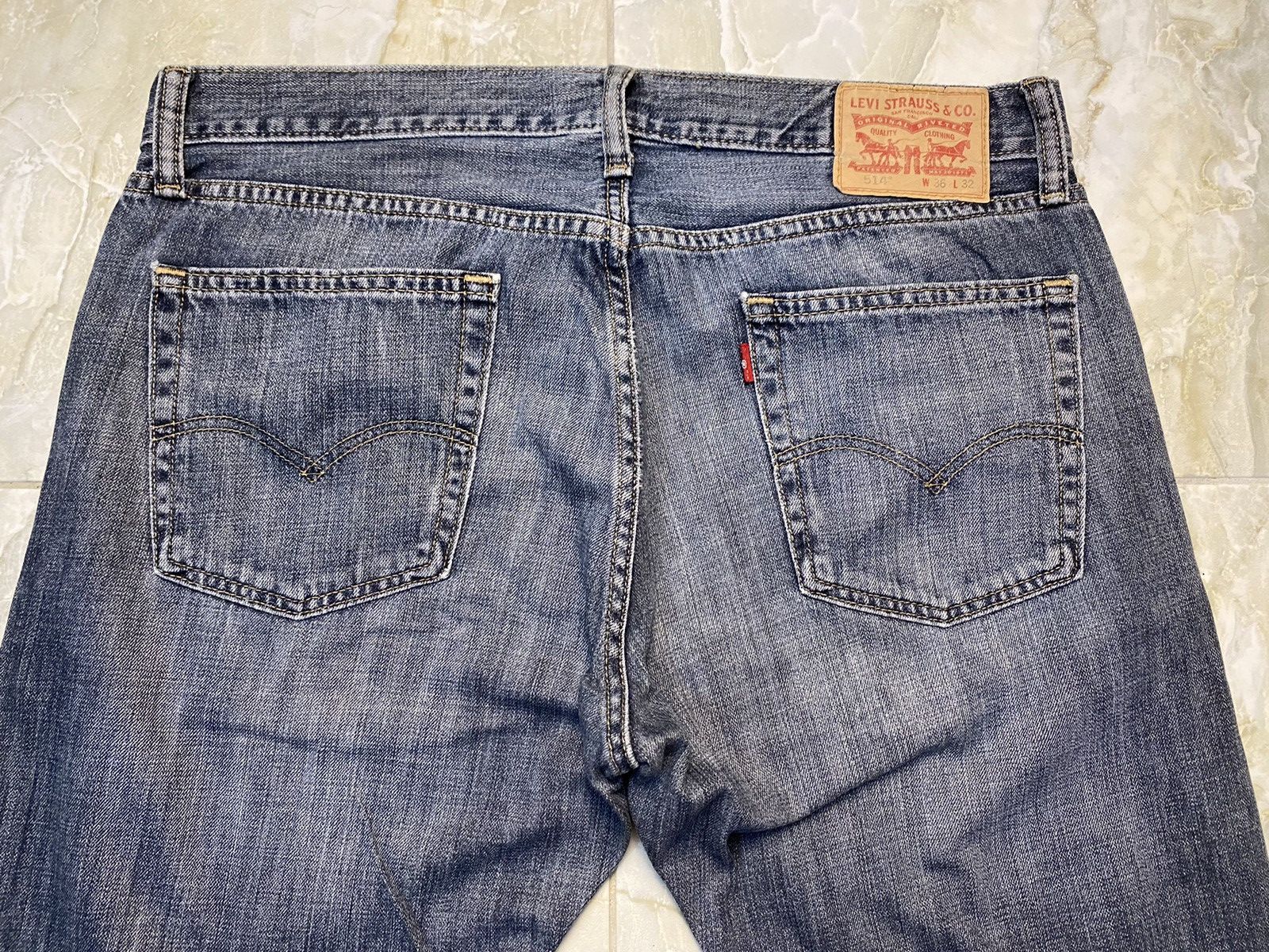 Levi's Vintage Black Levis 514 Jeans Size US 37 - 14 Thumbnail