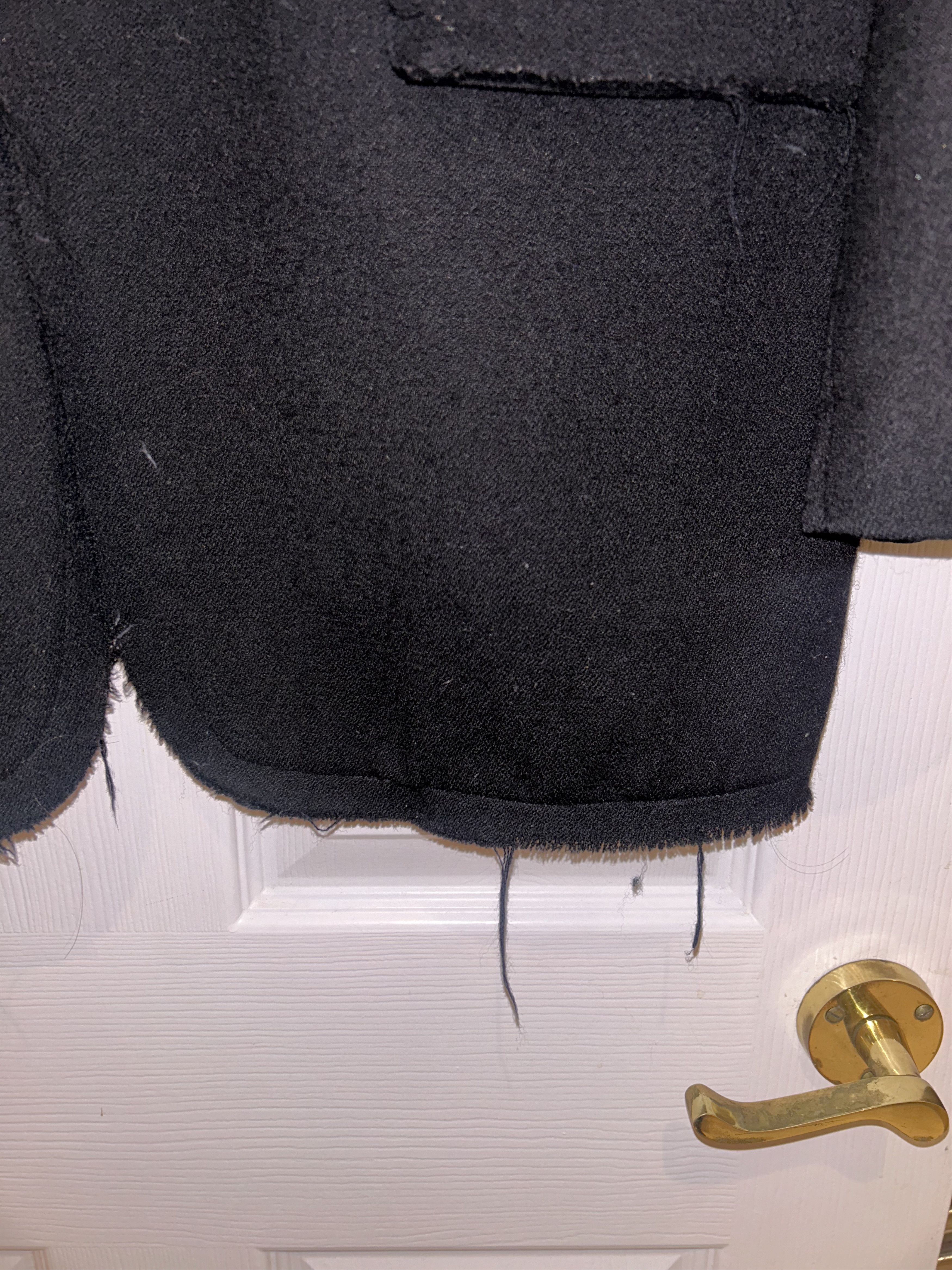 Yohji Yamamoto Black Wool Blazer Size 50L - 17 Thumbnail