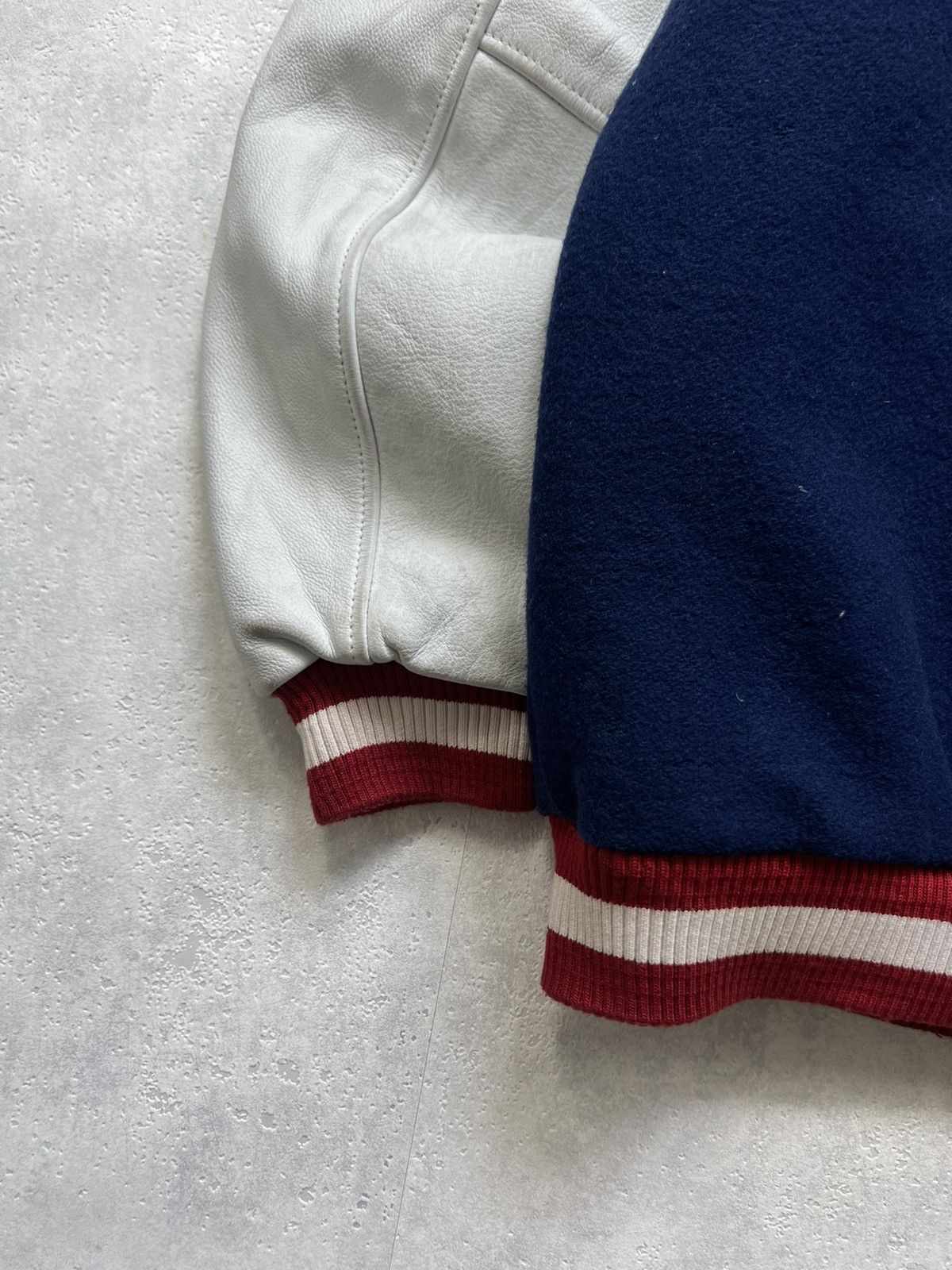 Nike 00’s NIKE SOX EXTREMLY RARE VARSITY HEAVY BOMBER JACKET Size US L / EU 52-54 / 3 - 15 Thumbnail