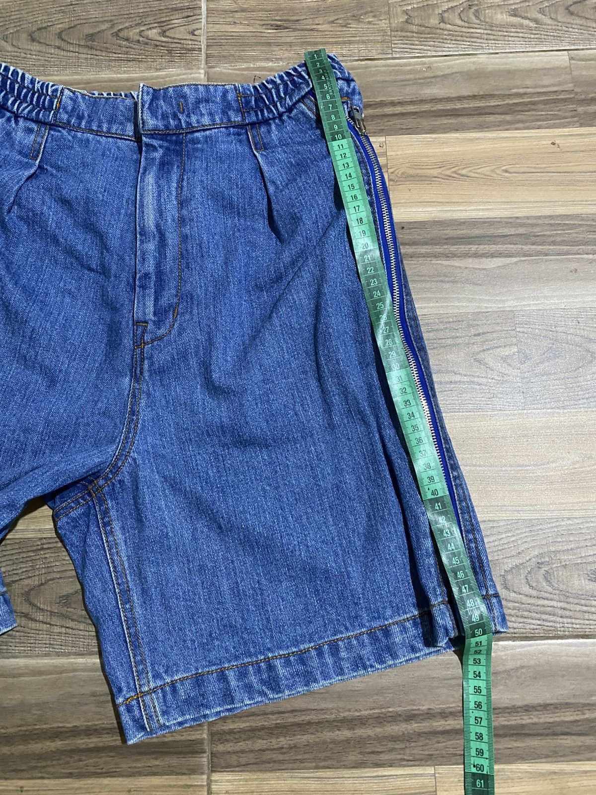 Juun.J JUUN J ZIP SHORT DENIM Size US 30 / EU 46 - 14 Thumbnail