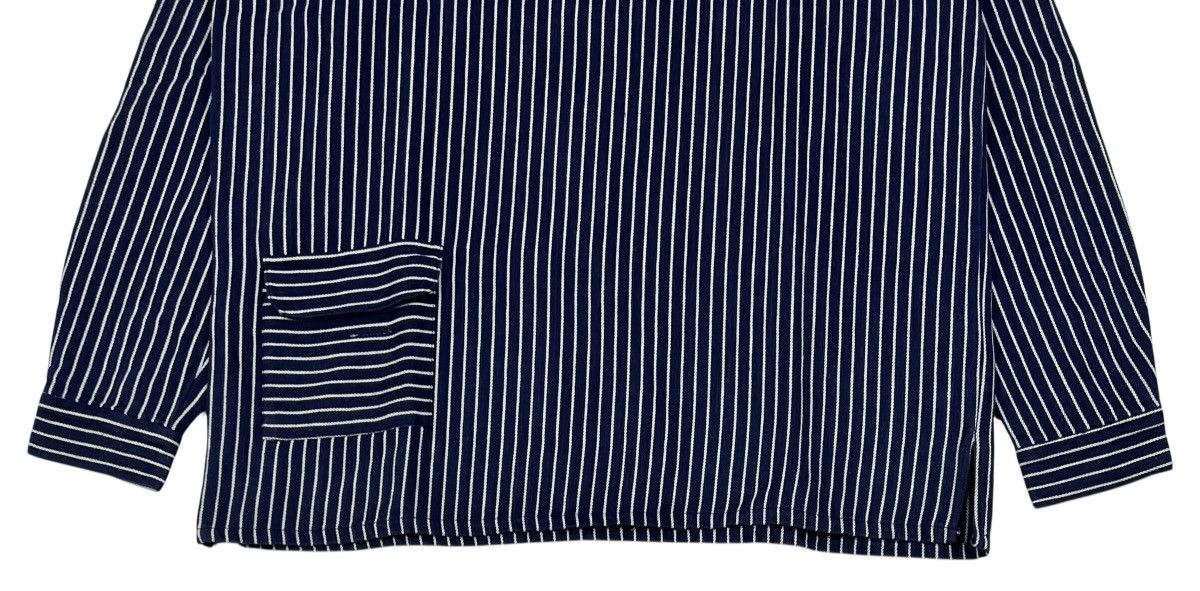 Vintage 80s Vintage Traditional German Fisherman’s Smock Shirt Size US L / EU 52-54 / 3 - 11 Thumbnail