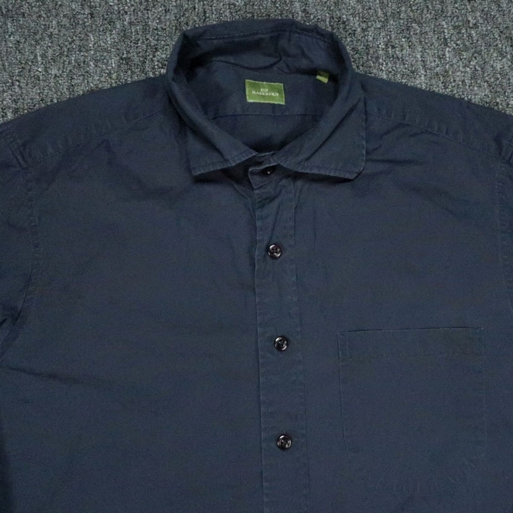Sid Mashburn Sid Mashburn Shirt Mens Medium Blue Long Sleeve Button Up Size US M / EU 48-50 / 2 - 2 Thumbnail