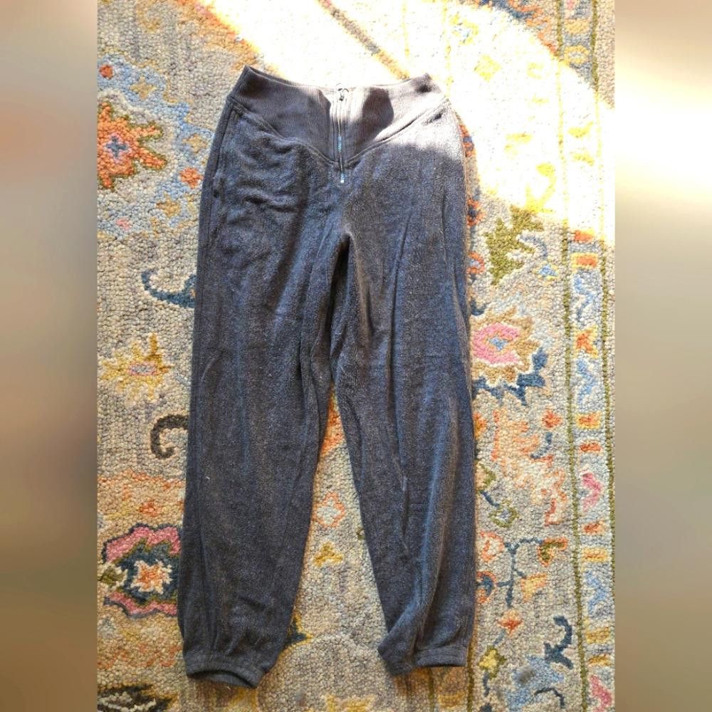Designer Aerie Zipper Waist Joggers Size 28" / US 6 / IT 42 - 1 Thumbnail
