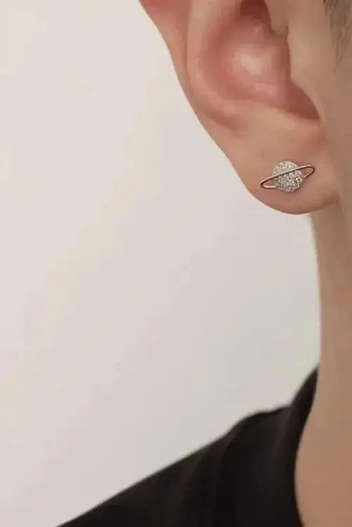 Jewelry Retro Punk Earrings in Silver, Men's