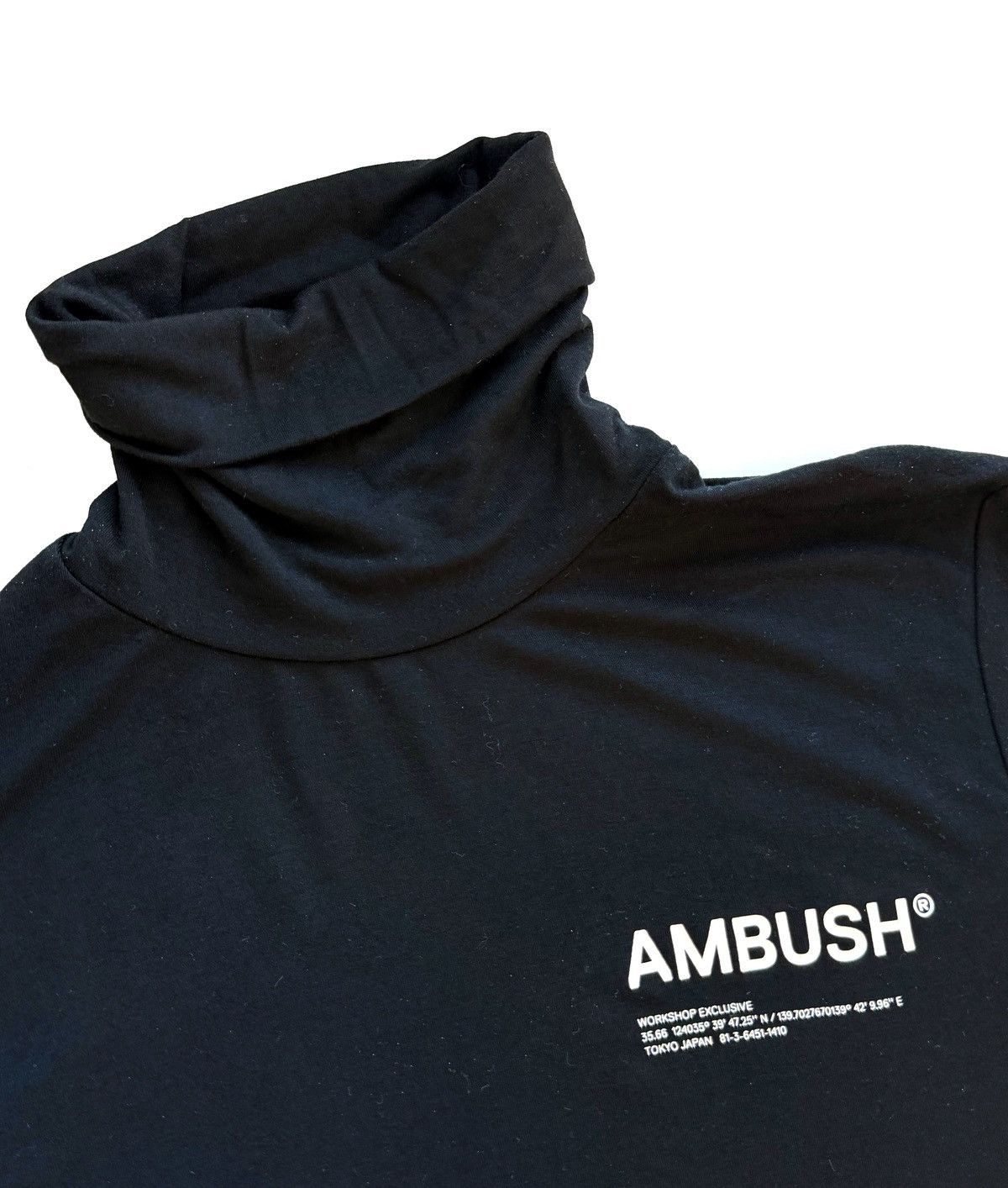 Ambush Design AMBUSH Women Black Viscose Turtleneck Long Sleeve Size M Size M / US 6-8 / IT 42-44 - 7 Thumbnail