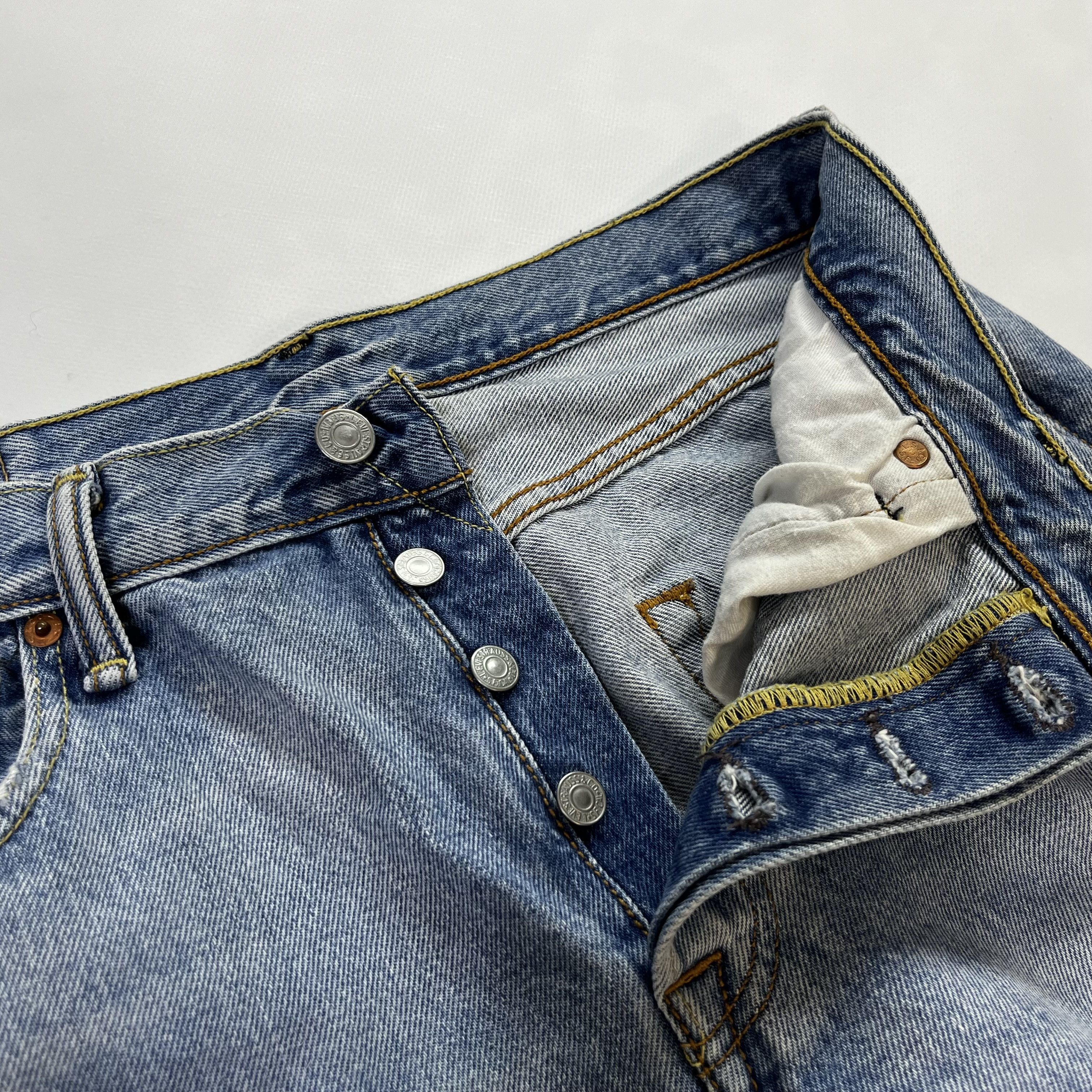 Levi's Vintage Levis 501 Distressed Denim Thrashed Pants Size US 32 / EU 48 - 6 Thumbnail