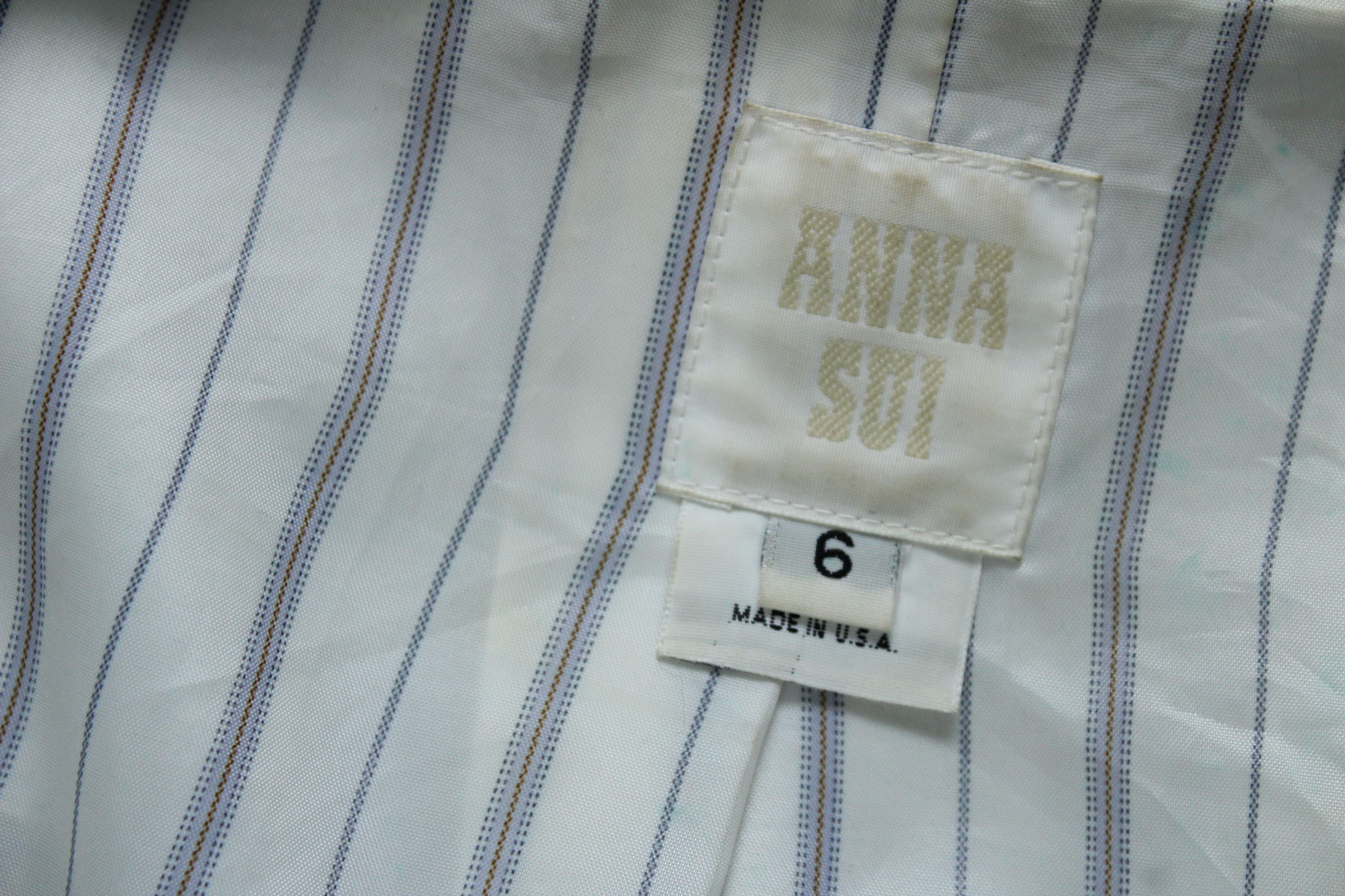 Anna Sui Anna Sui Jacket Womens Size 6 US Made In USA Authentic Size M / US 6-8 / IT 42-44 - 9 Thumbnail