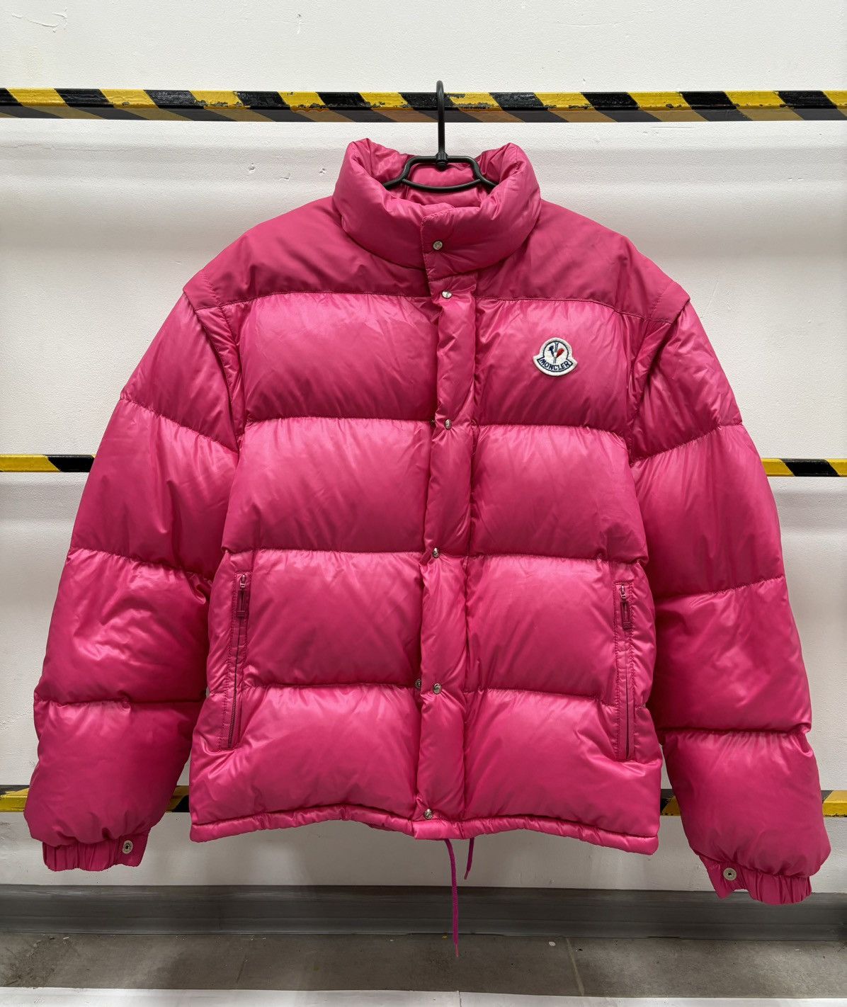 Pre-owned Moncler X Vintage Moncler Puffer Jacket In Pink