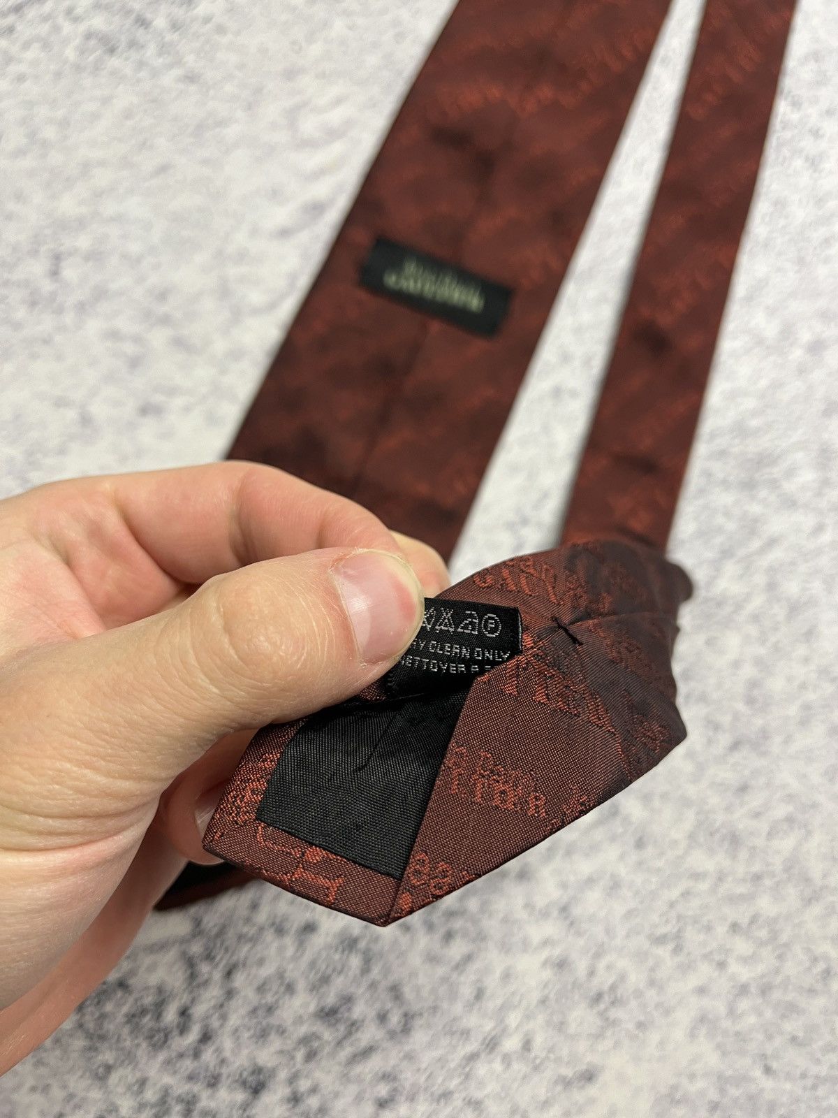 Jean Paul Gaultier JPG Jean Paul Gaultier Designer Silk Monogram Tie Rare Size ONE SIZE - 9 Thumbnail