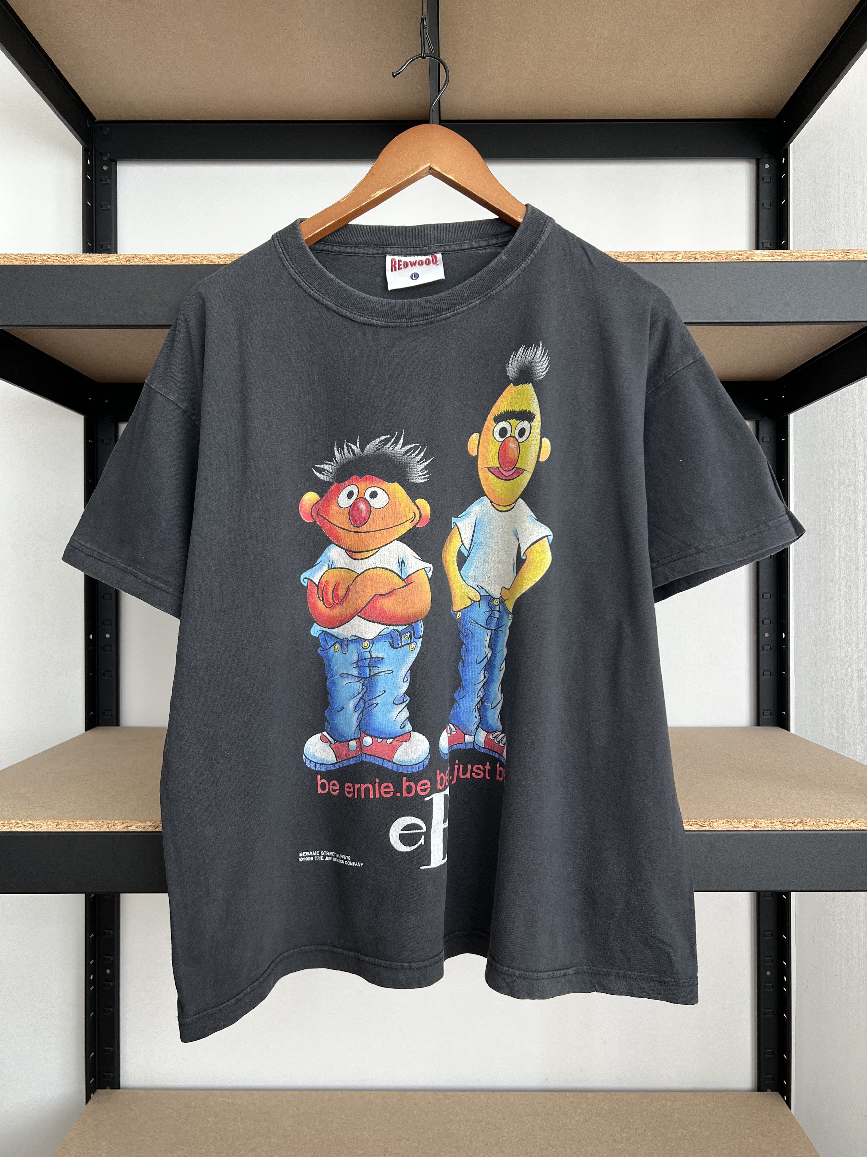 Cartoon Network Vintage 1998 Sesame Street Muppets Bert Ernie Jim Henson Tee Size US L / EU 52-54 / 3 - 1 Thumbnail