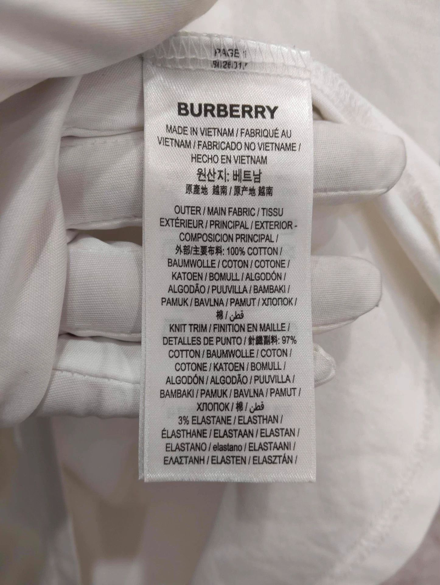 Burberry BURBERRY L T-shirt Size L / US 10 / IT 46 - 5 Thumbnail