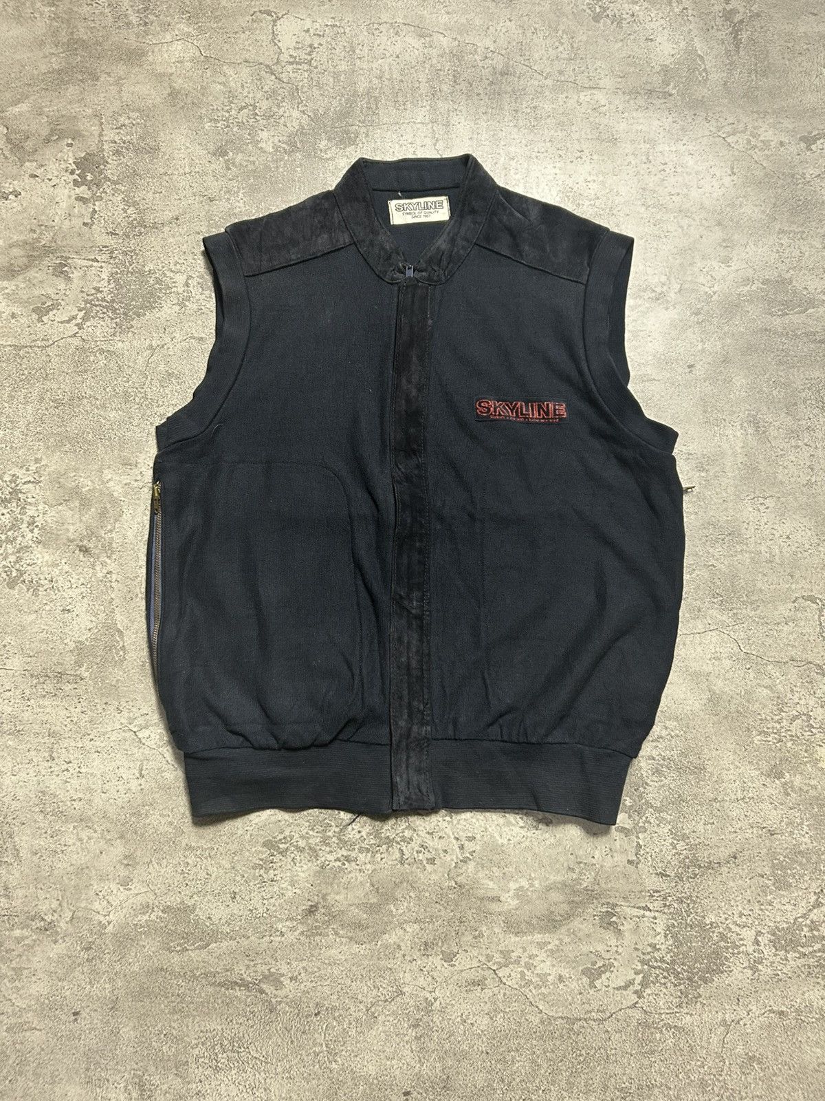 Japanese Brand Y2K Skyline Japan Zipper Pocket Vest Size US M / EU 48-50 / 2 - 1 Thumbnail