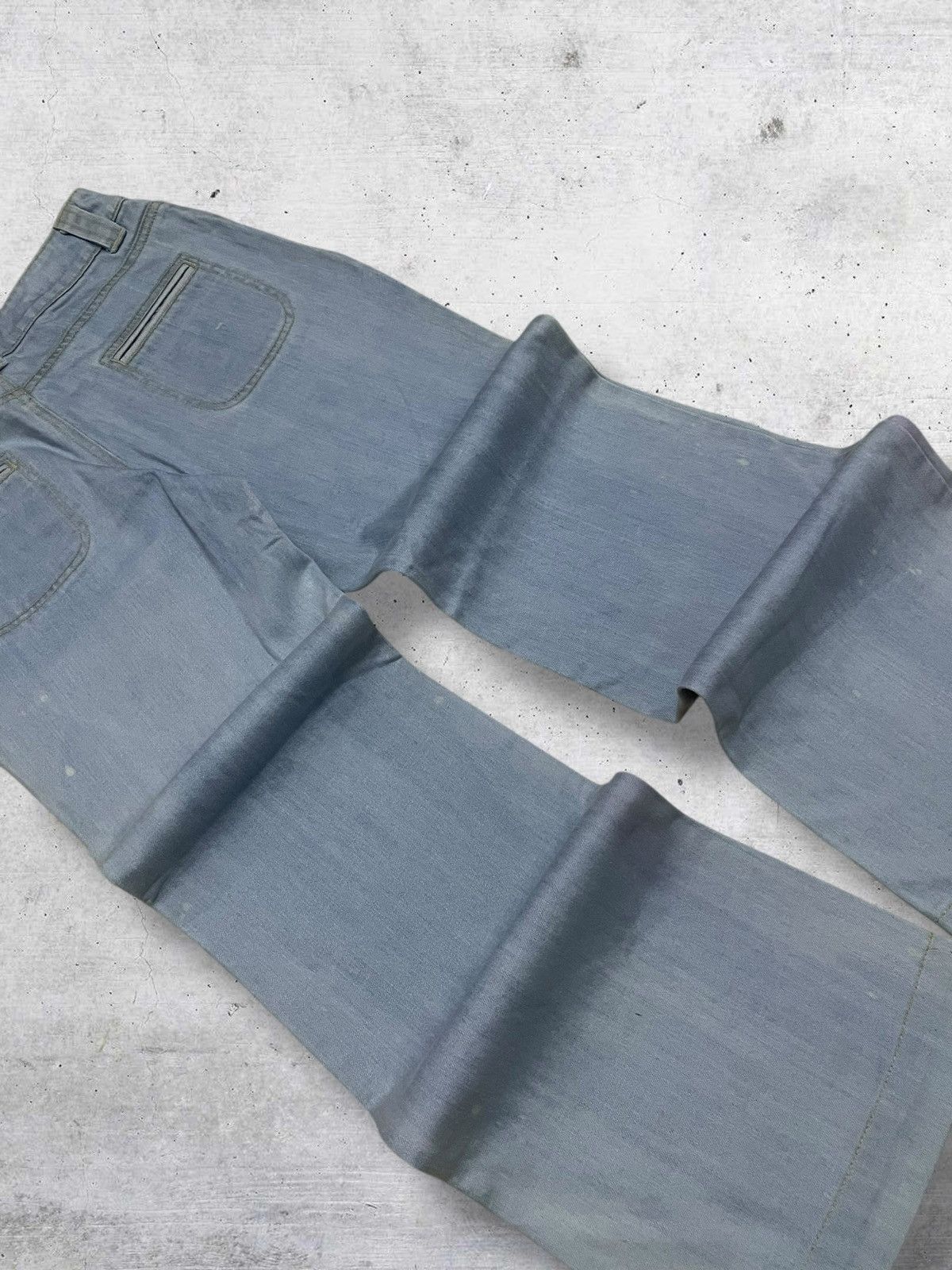 Japanese Brand VINTAGE SMORK JAPAN DESIGNER 90S BUSHPANT FLARED CUT DENIM Size US 26 / EU 42 - 15 Thumbnail