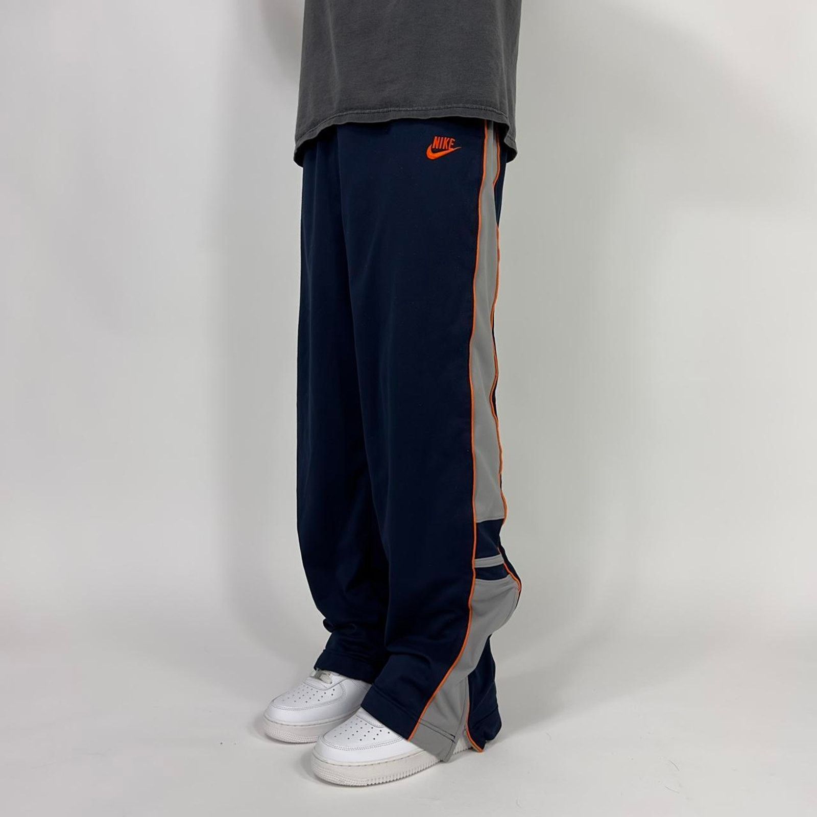 Japanese Brand × Nike × Nike ACG Baggy Y2K Nike Navy Light Shell Streetwear Sweatpants Size US 34 / EU 50 - 2 Thumbnail