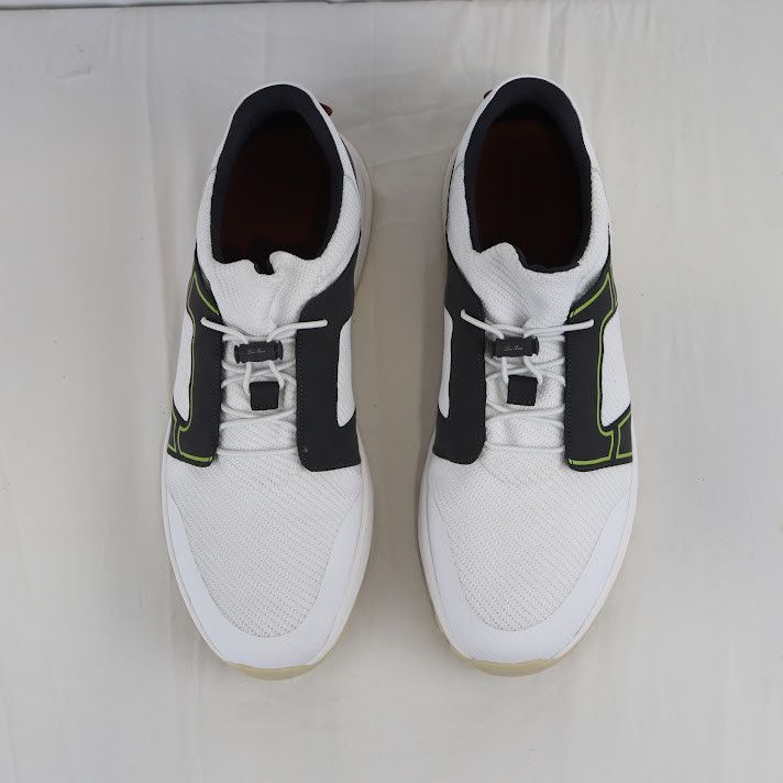 Loro Piana Trail Hiker Walk Mesh Roadster Calf Sneaker in White/Black Size US 13 / EU 46 - 7 Thumbnail