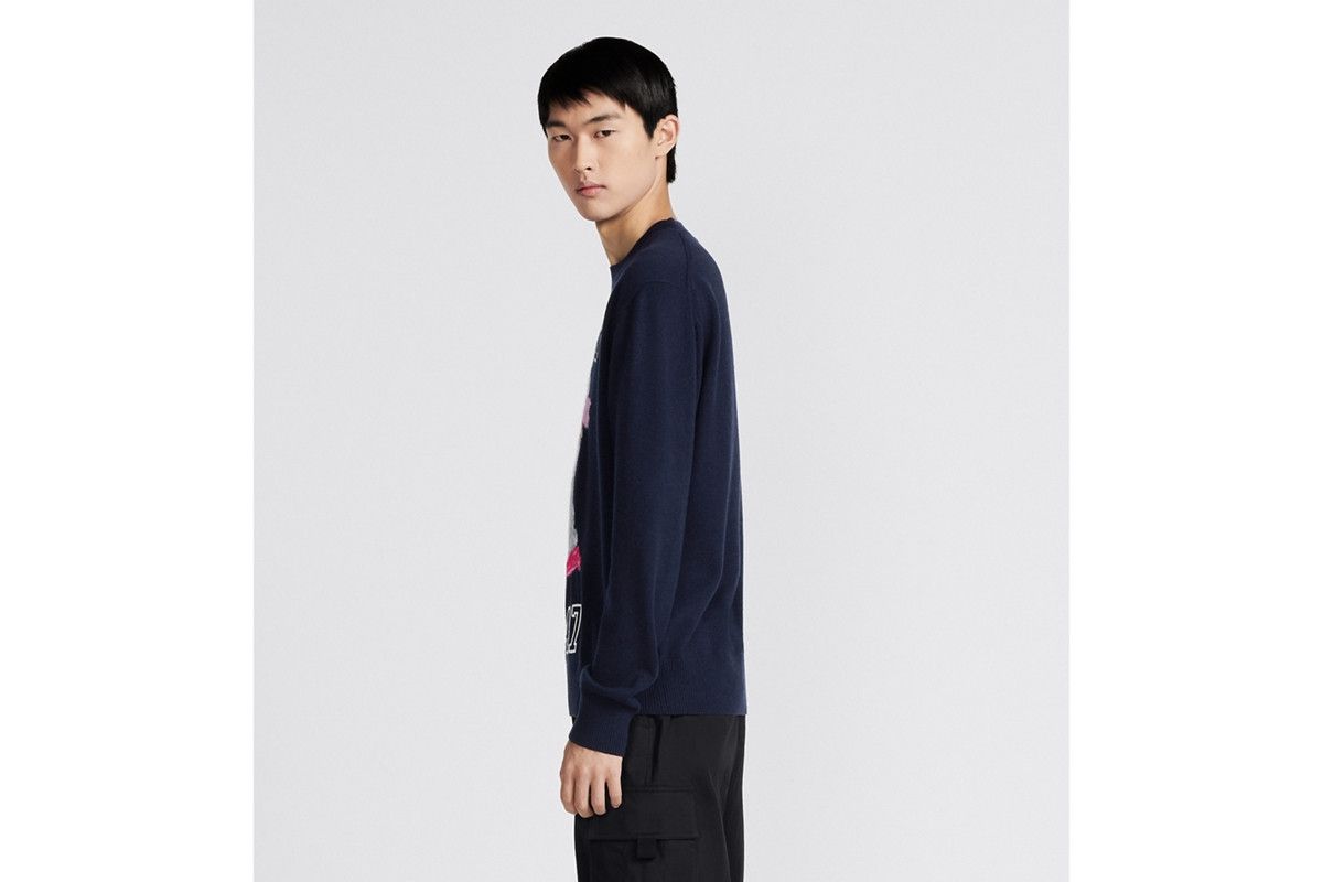 Dior o1bcso1str0226 Bobby Sweater in Blue Size US L / EU 52-54 / 3 - 5 Thumbnail