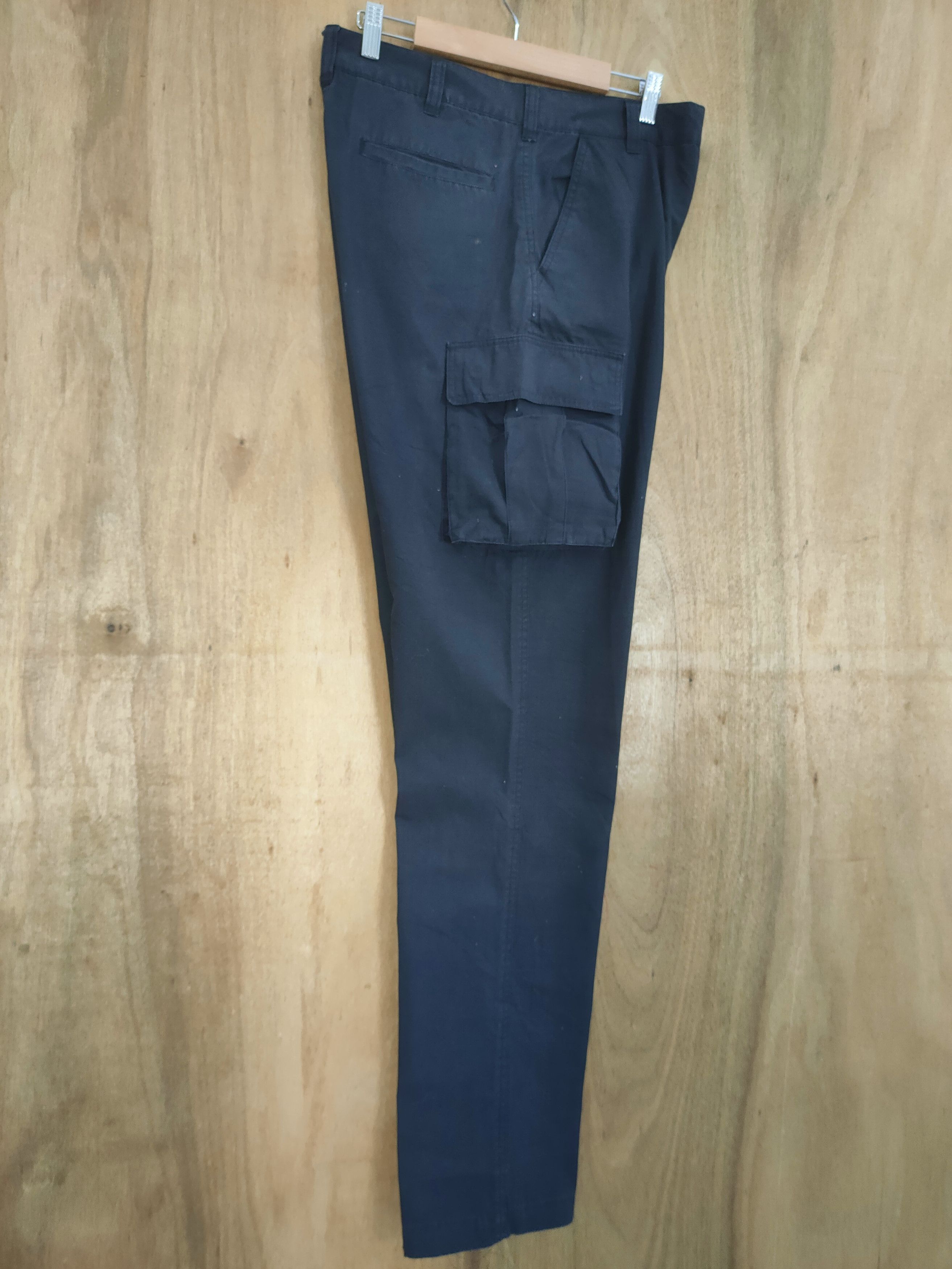Japanese Brand BARSAS RIPTOP BLACK CARGO PANTS Size US 30 / EU 46 - 15 Thumbnail