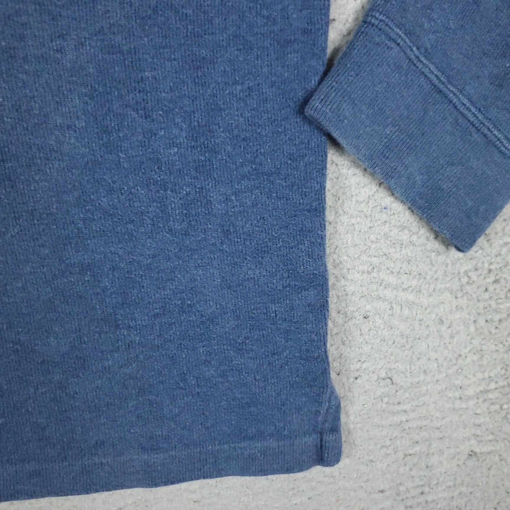 Polo Ralph Lauren VINTAGE Polo Ralph Lauren Men's Blue Quarter Zip Pony Sweater Size 2XL Knit Pullover Classic Size US XXL / EU 58 / 5 - 4 Thumbnail