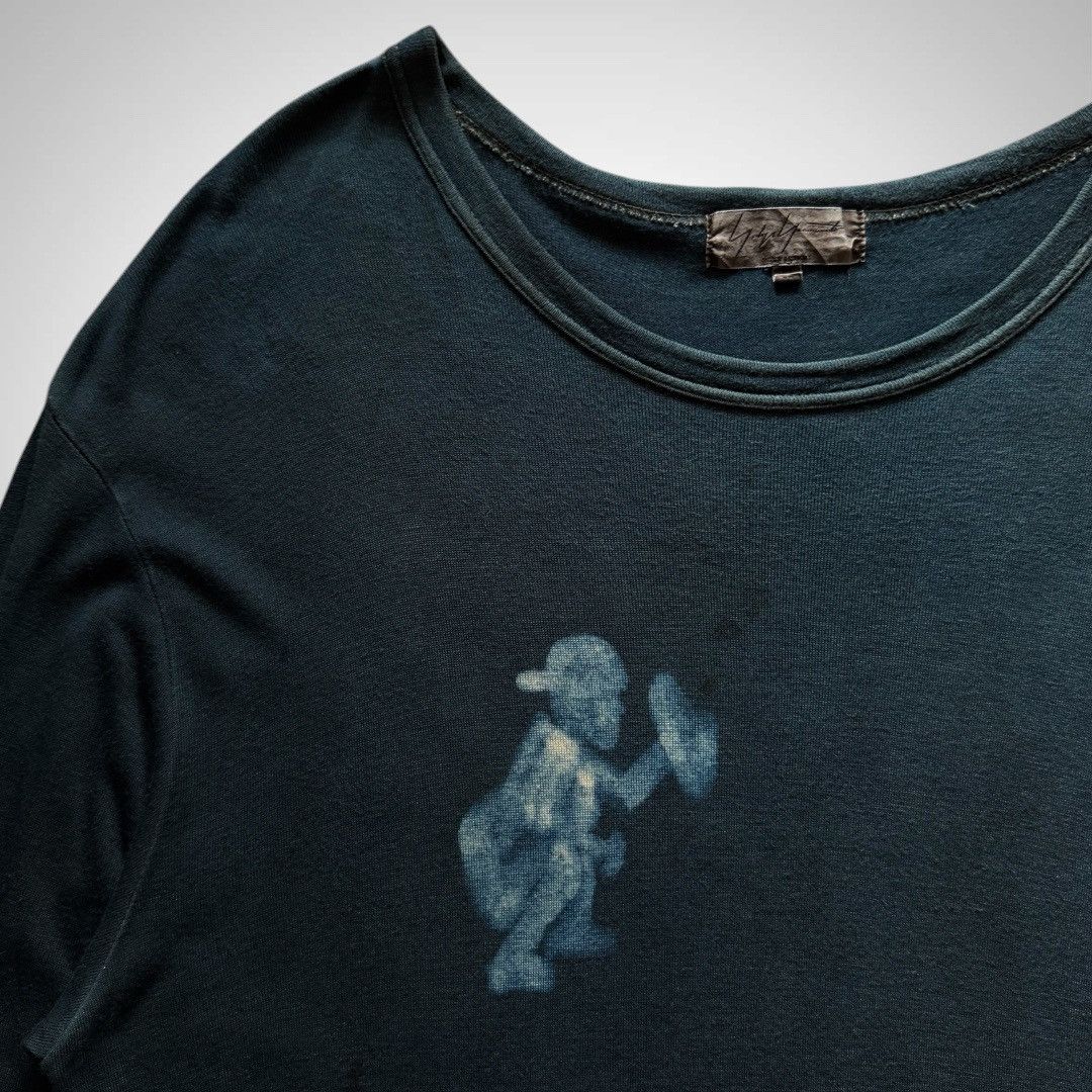 Yohji Yamamoto Yohji Yamamoto Pour Homme S/S 06 Baseball Indigo Dyed LS Size US L / EU 52-54 / 3 - 4 Thumbnail