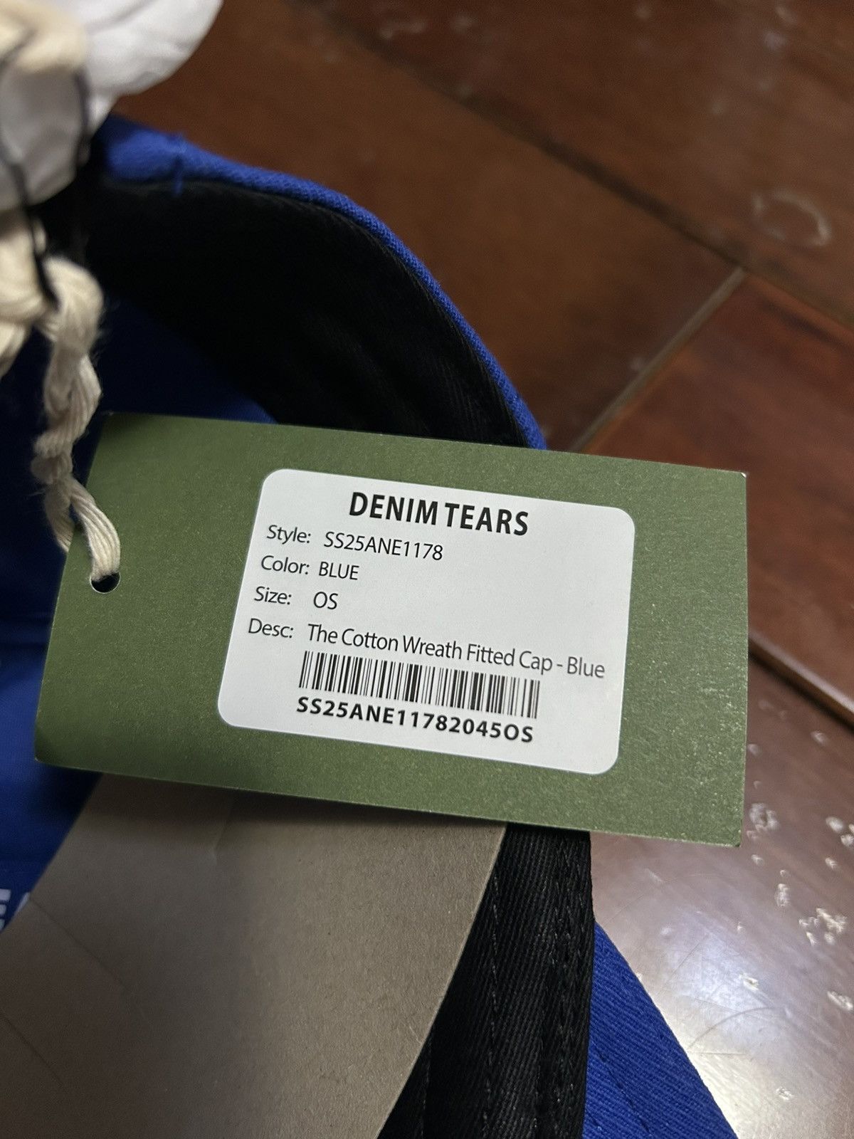 DENIM TEARS Denim Tears The Cotton Wreath Cap Blue Size ONE SIZE - 8 Thumbnail