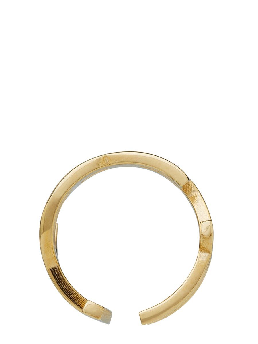 Saint Laurent Paris o1b1hav110125 Size: 5 / Opyuy Twist Ring in Metal in Gold Size ONE SIZE - 2 Thumbnail