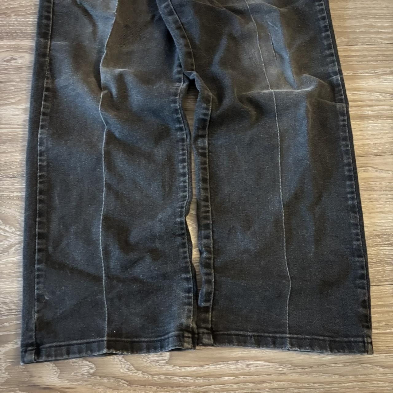 Vintage Crazy Vintage Y2K/2000s Grunge Faded Black Denim Jeans! 34x31 Size US 34 / EU 50 - 6 Thumbnail