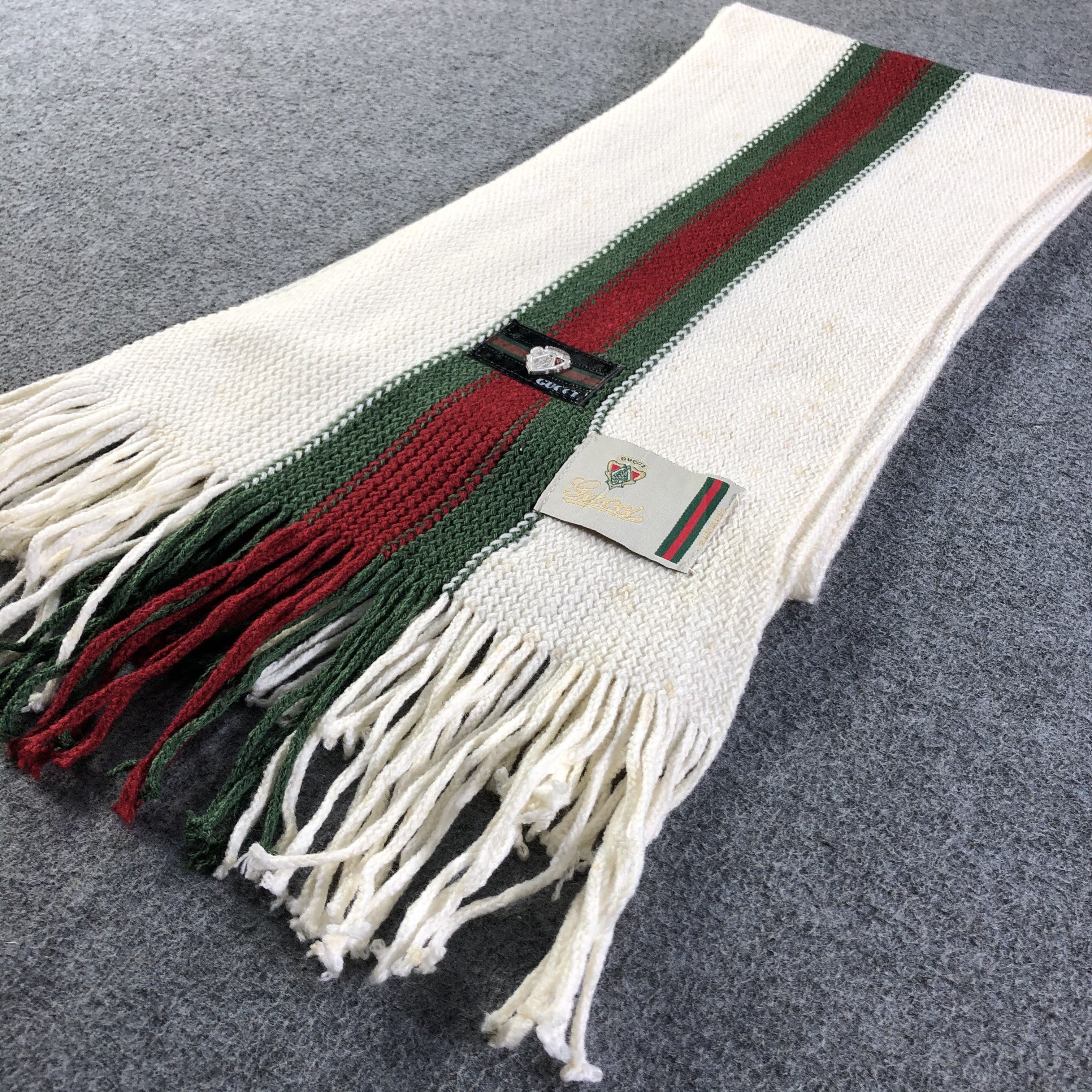 Vintage Gucci Scarf / Muffler / Neckwear P085 Size ONE SIZE - 3 Thumbnail