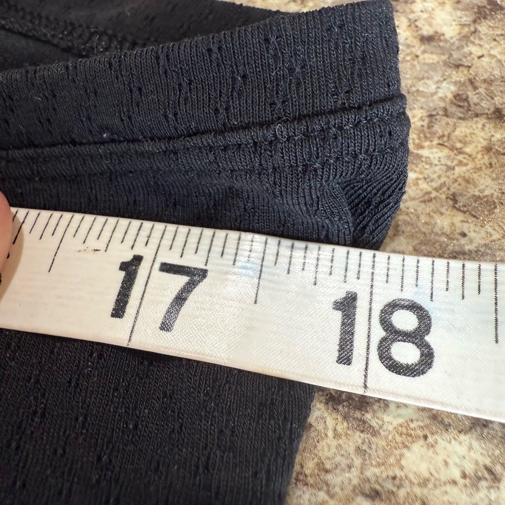 Gap GAP Black Fitted Tank Top with Scoop Neckline Size S / US 4 / IT 40 - 6 Thumbnail