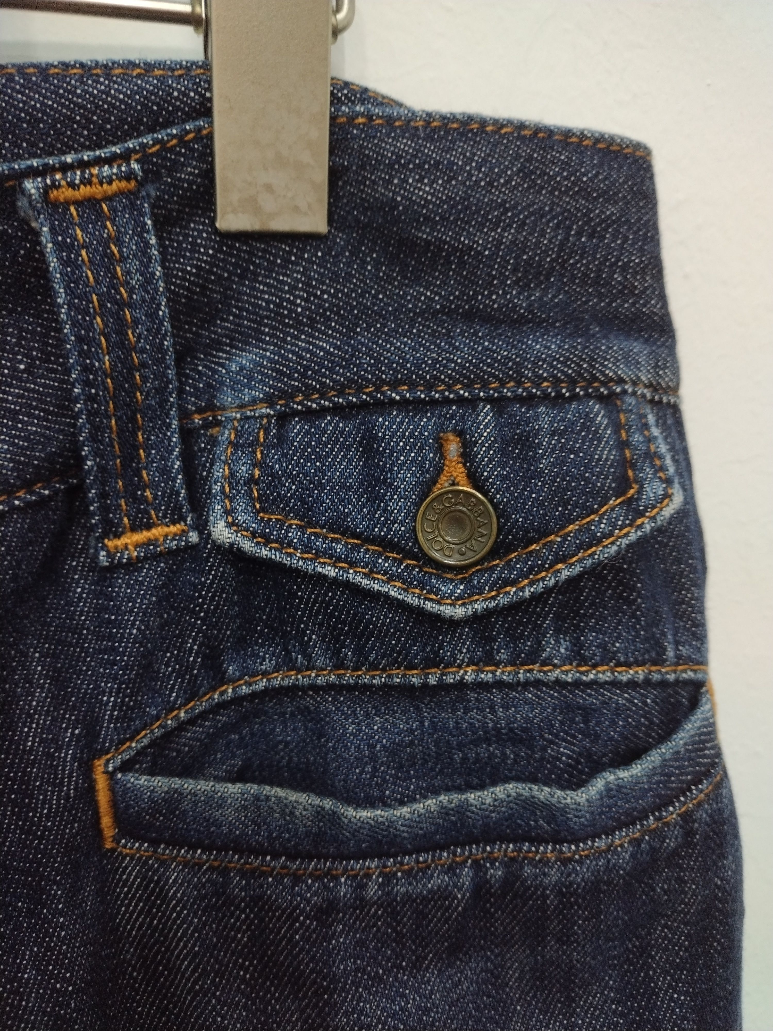 Dolce & Gabbana Iconic D&G Denim Men's Collection loose straight Size US 35 - 9 Thumbnail