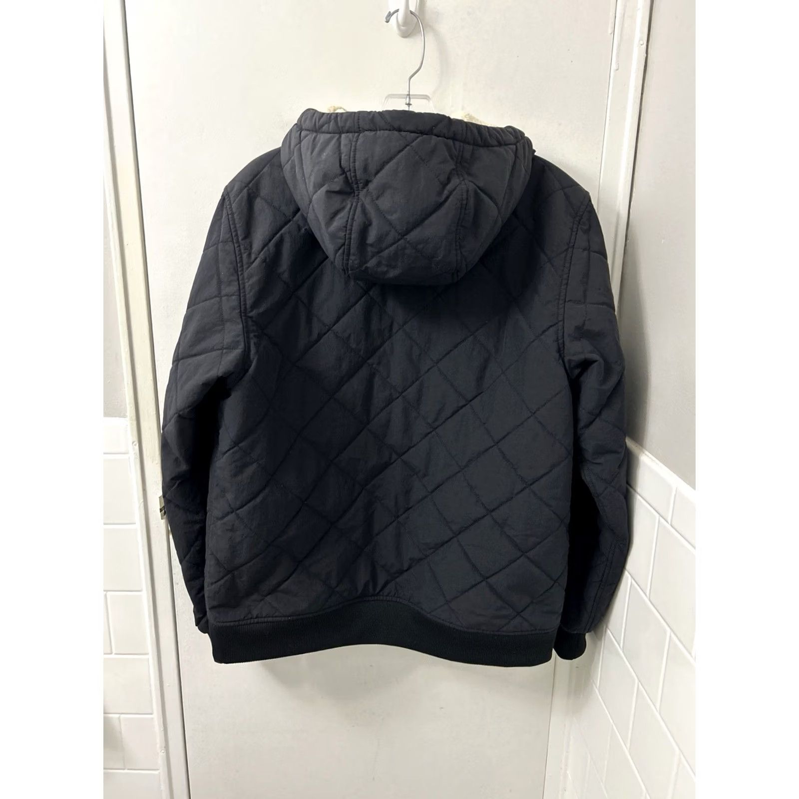 The North Face The North Face Cuchillo Jacket Mens M Black Sherpa Lined Quilted Insulated Full Zip Bomber Jacket Size US M / EU 48-50 / 2 - 6 Thumbnail